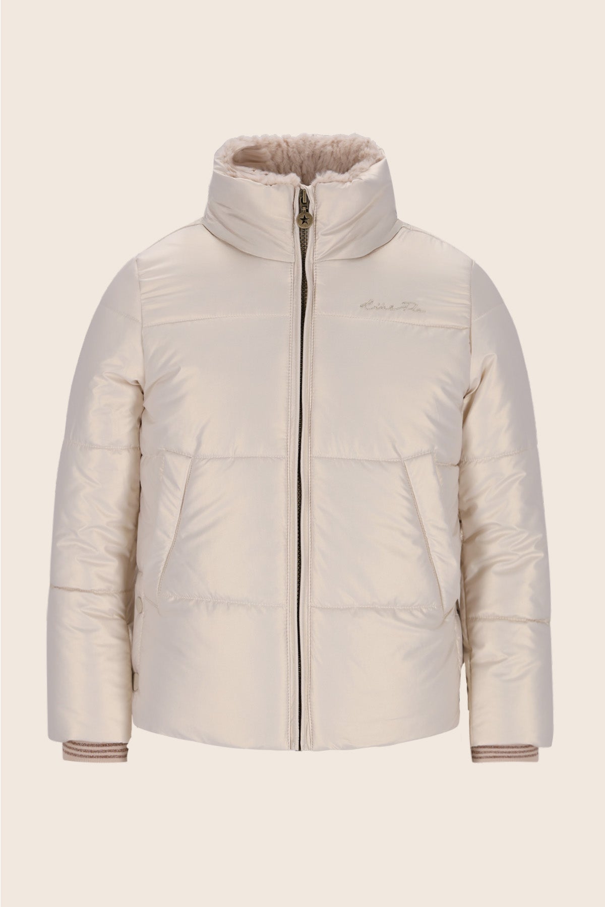 Like Flo Aelin jas Metallic lt. gold