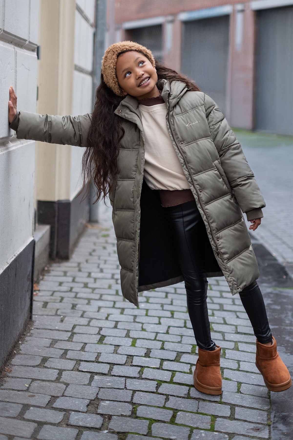 Like Flo Nine sjaal Espresso
