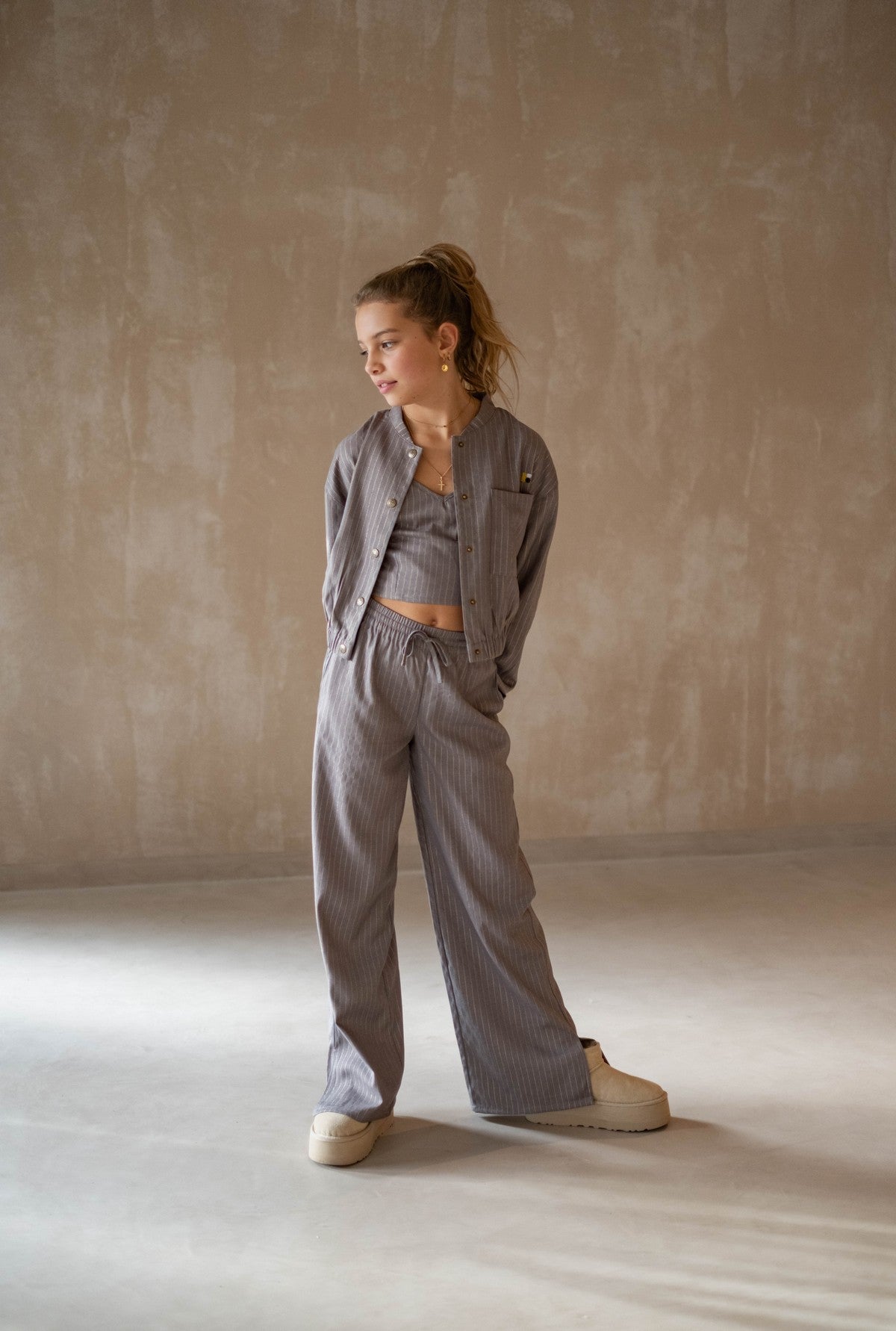 Like Flo Chilly blouse Grey