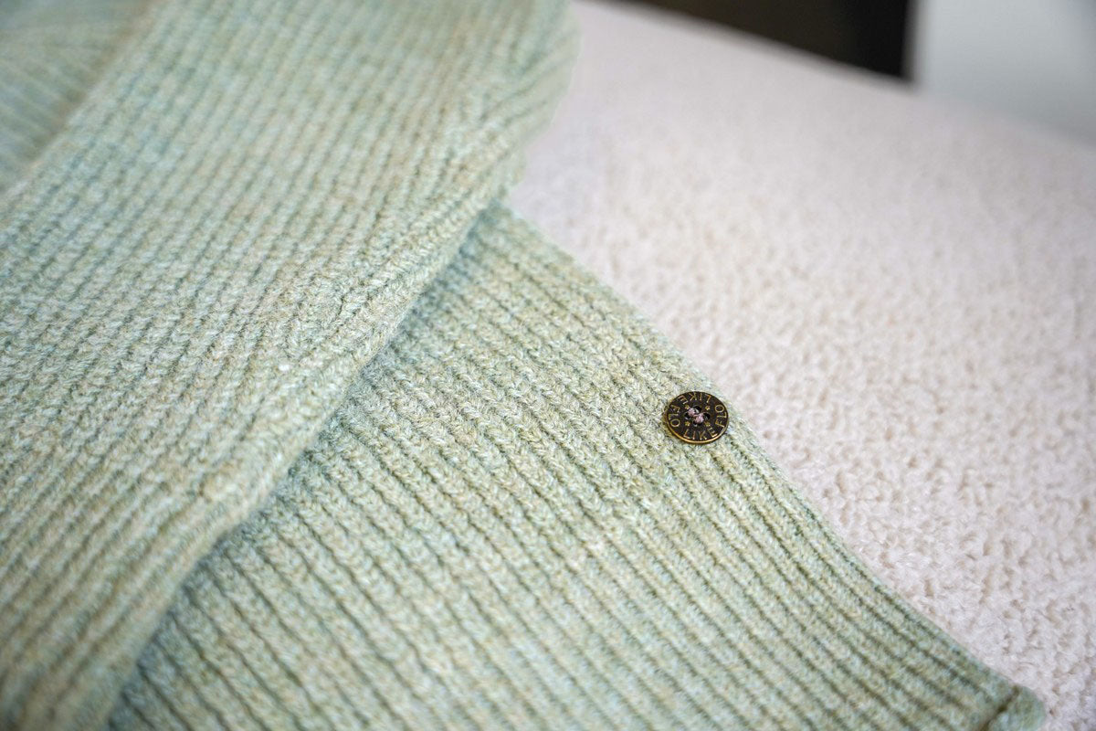 Like Flo Daisy sweater Pistache