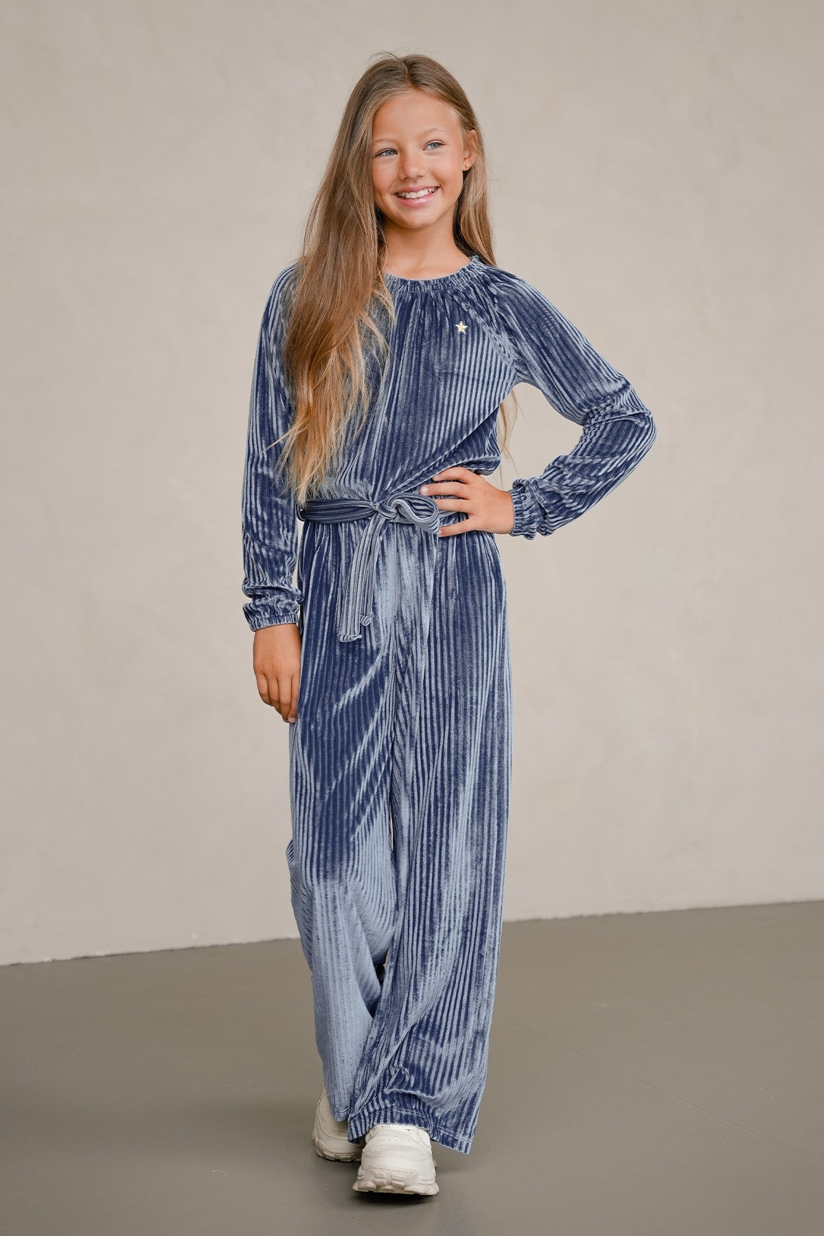 Like Flo Bella Jumpsuit Ice Blue