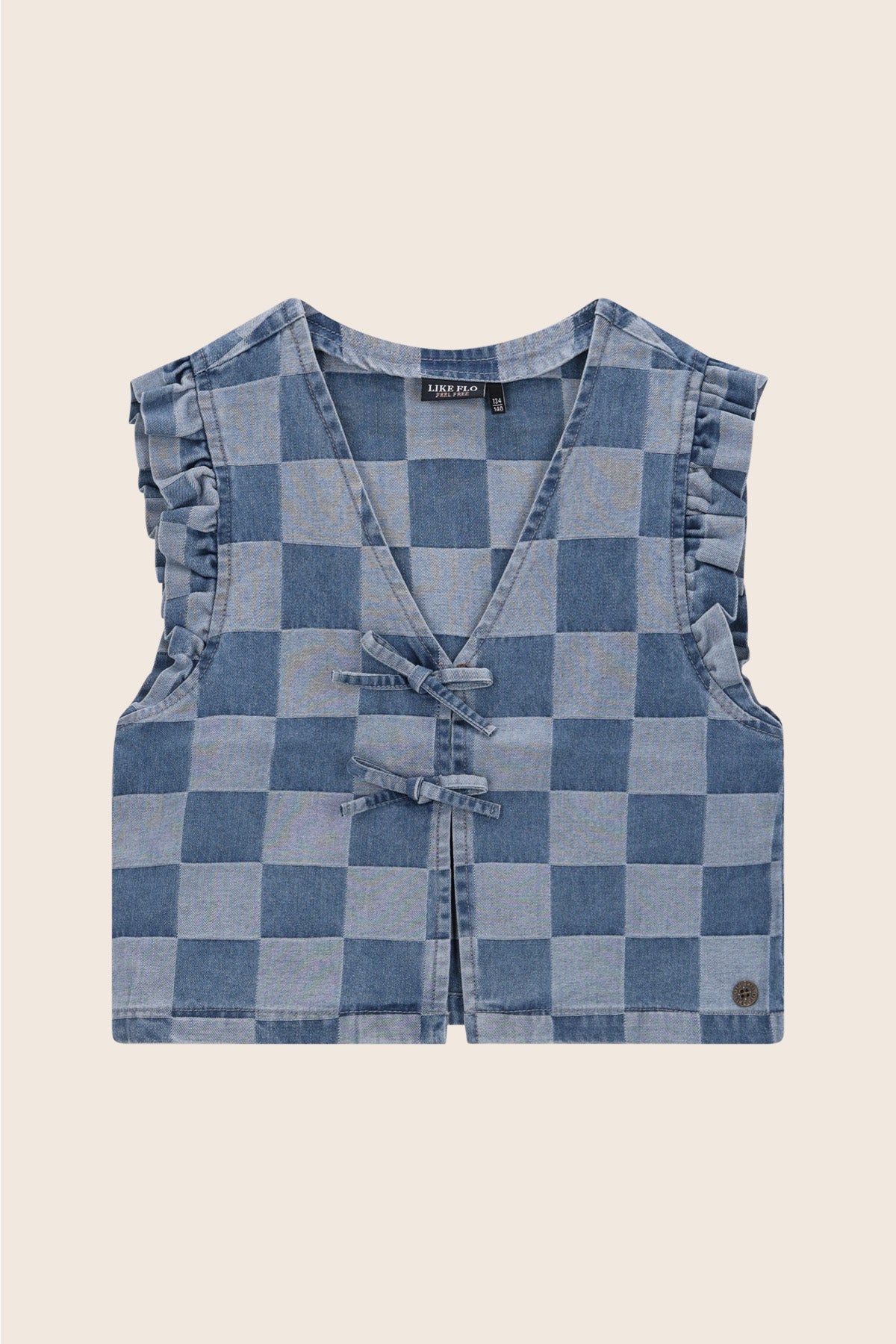 Like Flo Dia Gilet Lt Denim