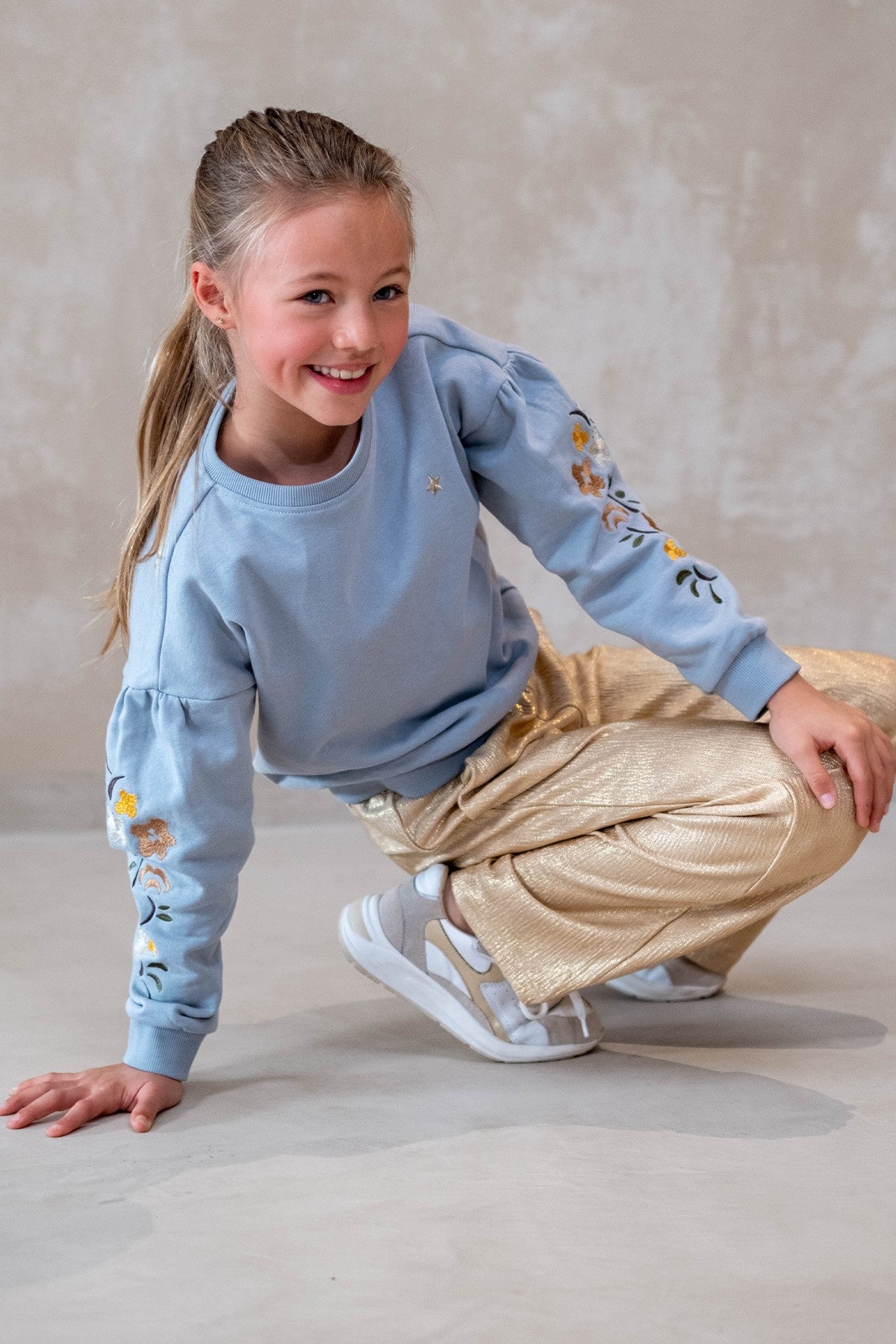 Like Flo Danee Sweater Ice Blue