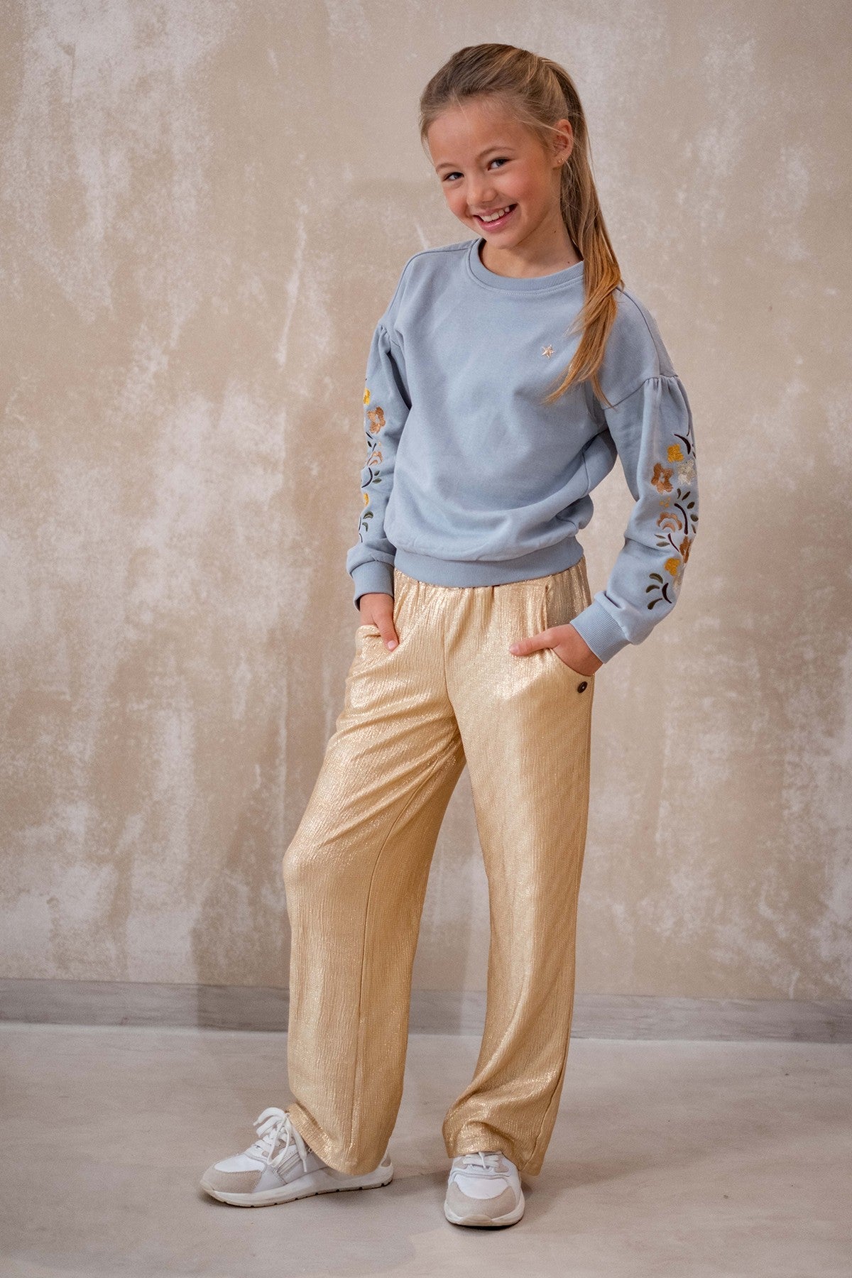 Like Flo Danee Sweater Ice Blue