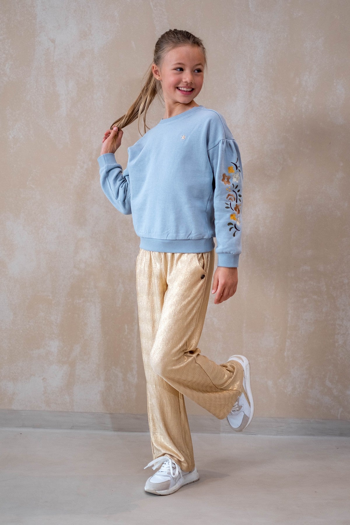Like Flo Danee Sweater Ice Blue