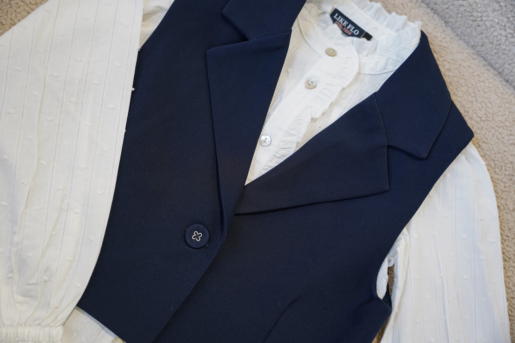 Like Flo Demi gilet Navy