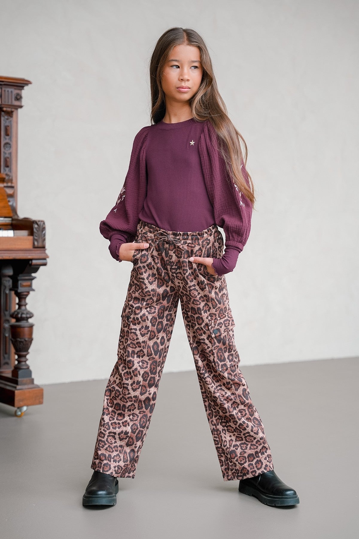 Like Flo Eloise top Cherry