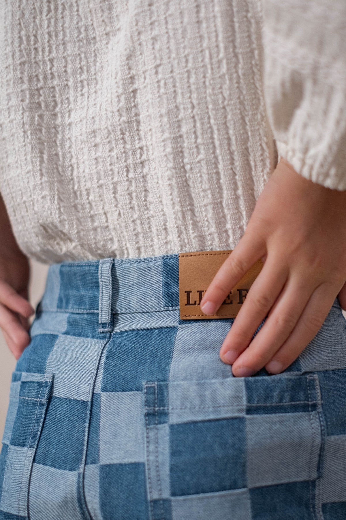 Like Flo Fini Broek Lt Denim