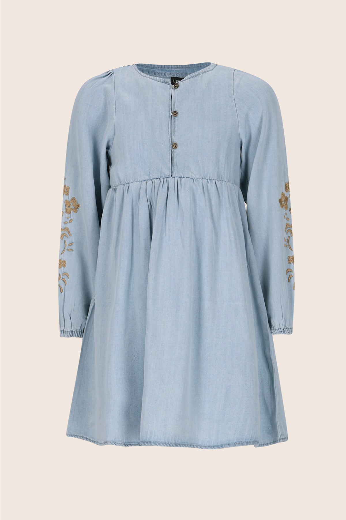 Like Flo Mischa jurk lt denim