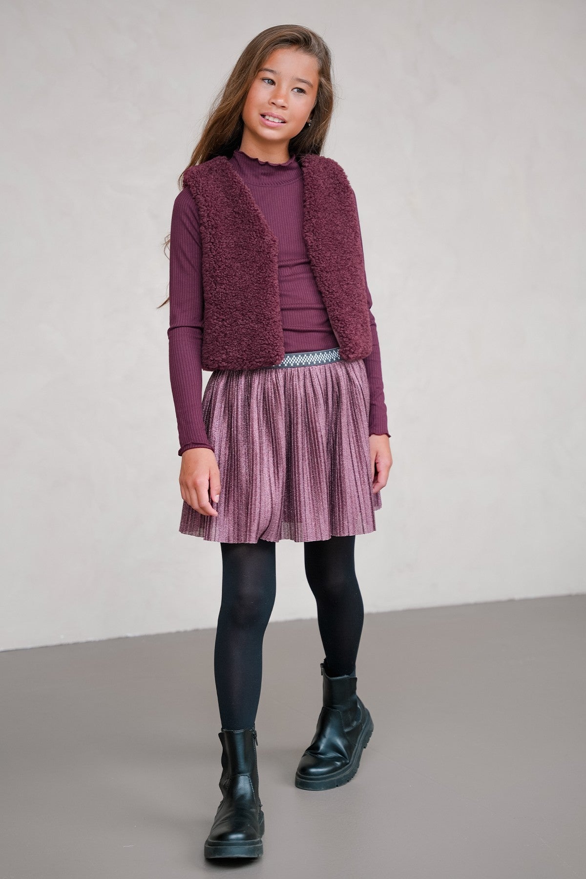 Like Flo Miley jurk Cherry