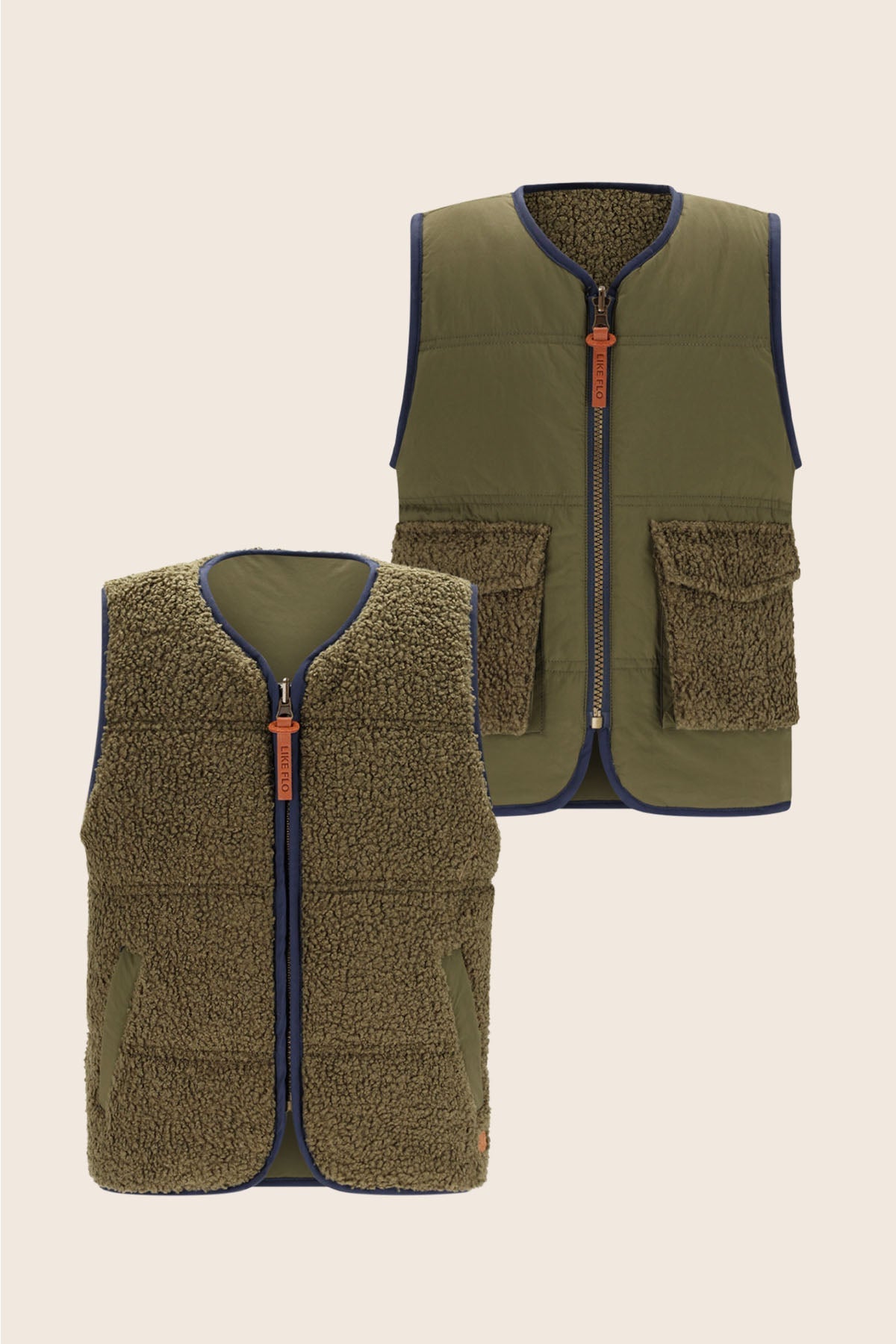 Like Flo Dax bodywarmer Army