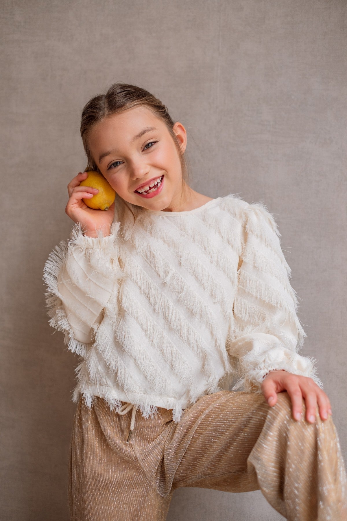 Like Flo Ella Blouse Cream