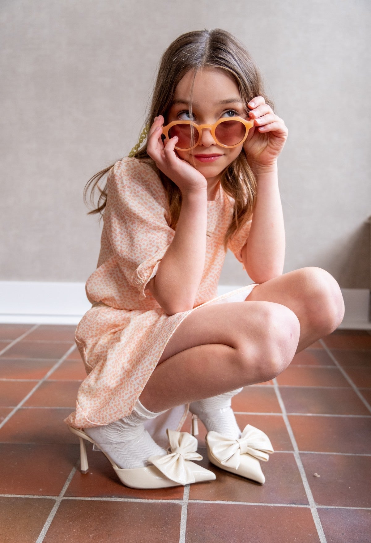 Like Flo Elva Blouse Spring petals