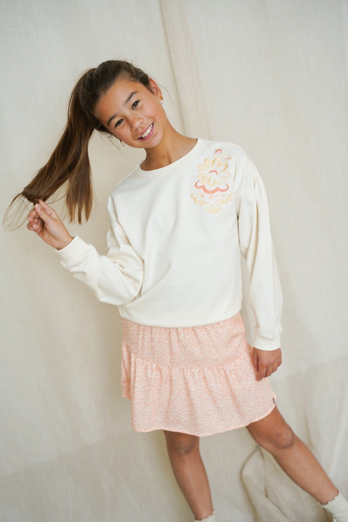 Like Flo Deau Sweater Off white