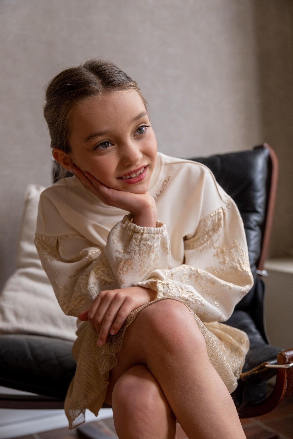 Like Flo Dolly Sweater Off white