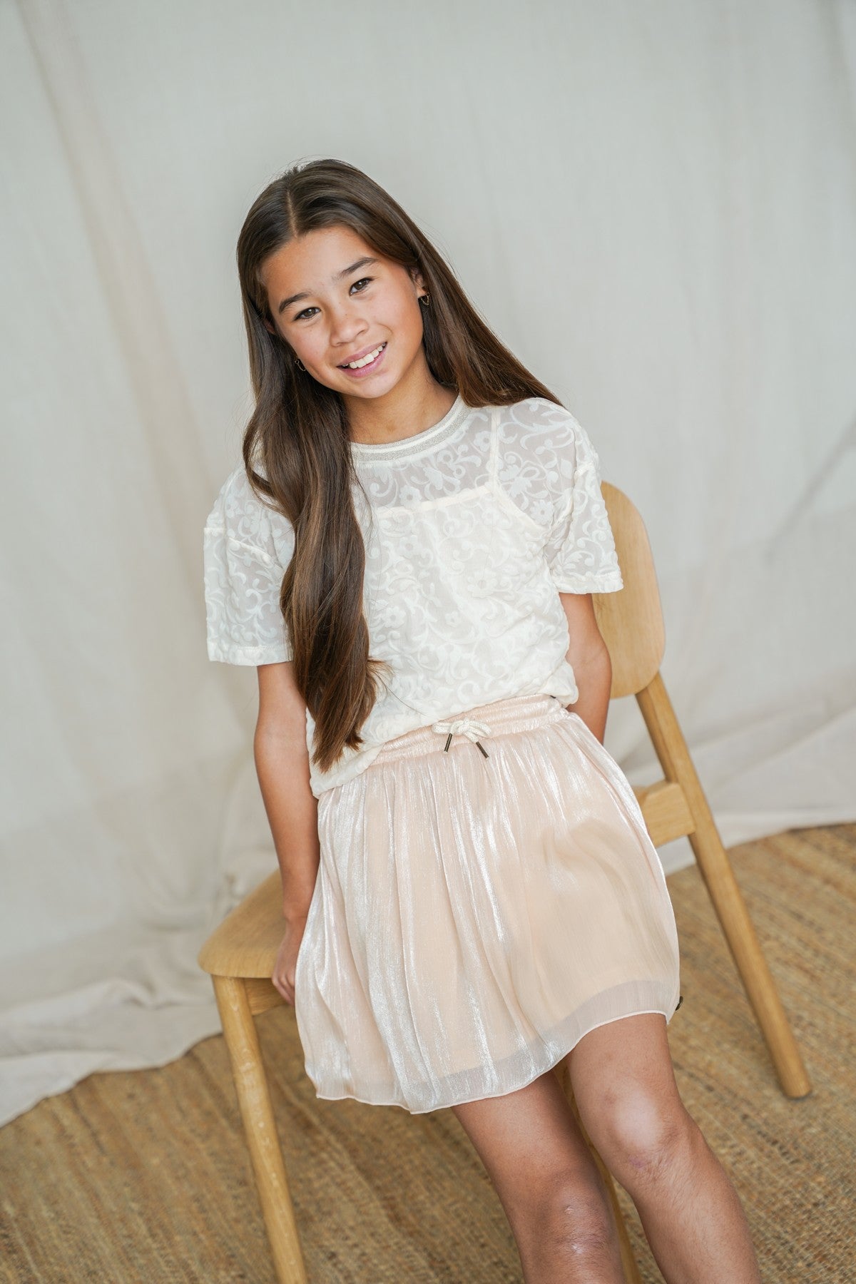 Like Flo Salina Skirt Champagne