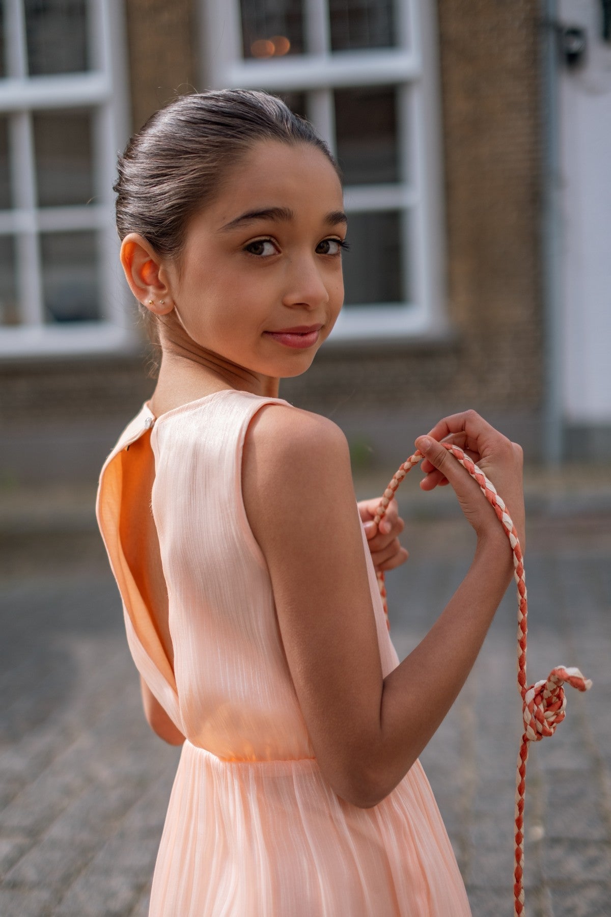 Like Flo Maddy Dress Soft peach