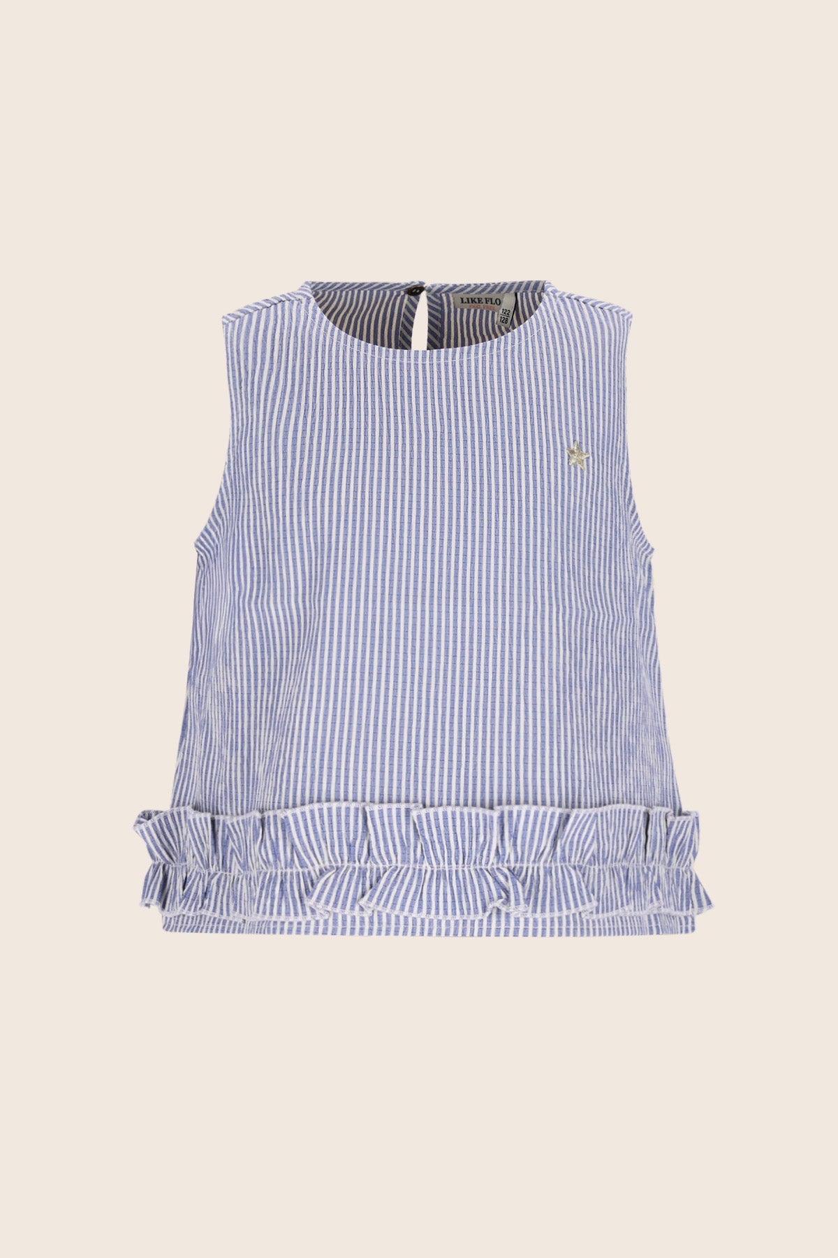 Like Flo Chloe Blouse Light Blue