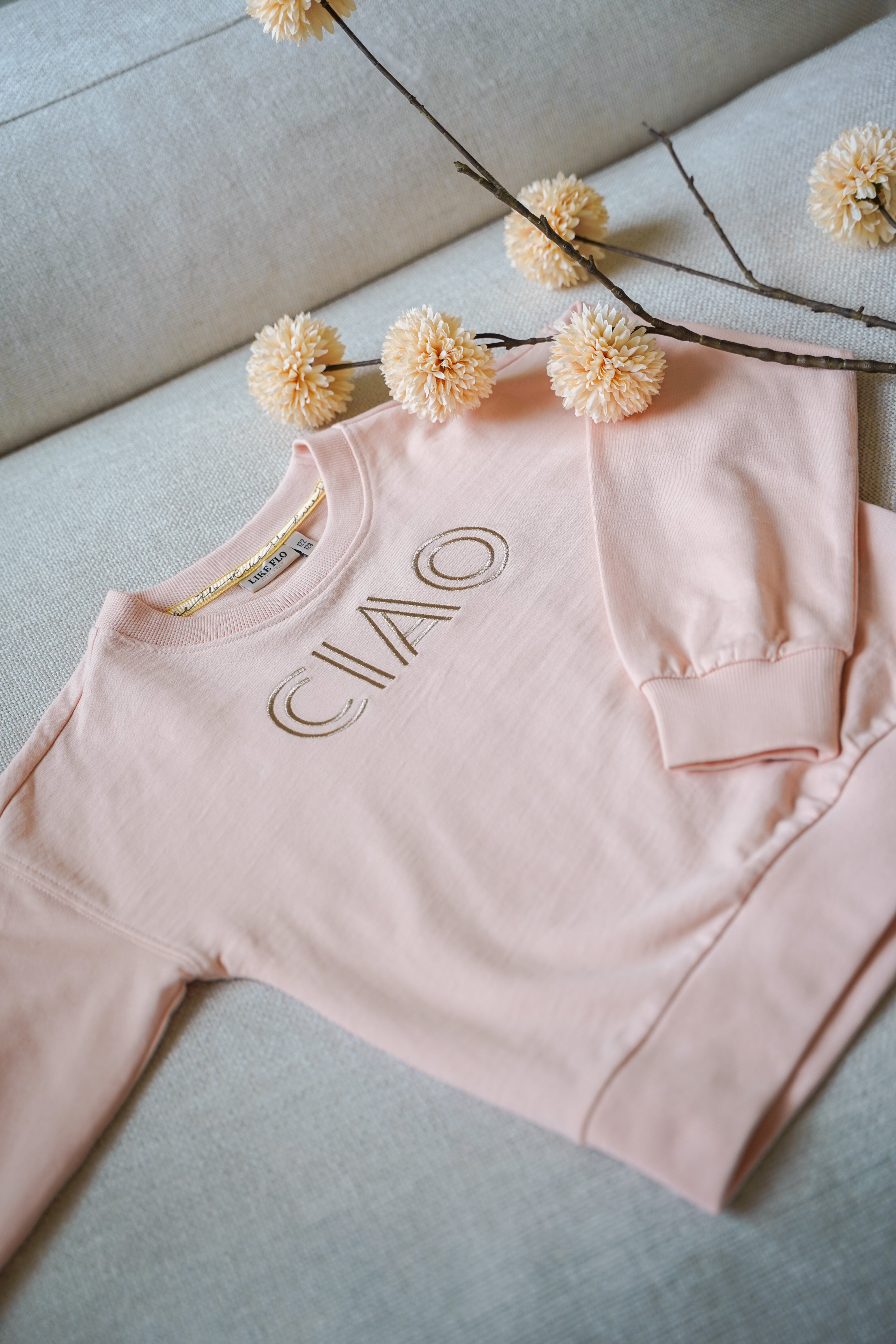 Like Flo Donnie Sweater Lt pink