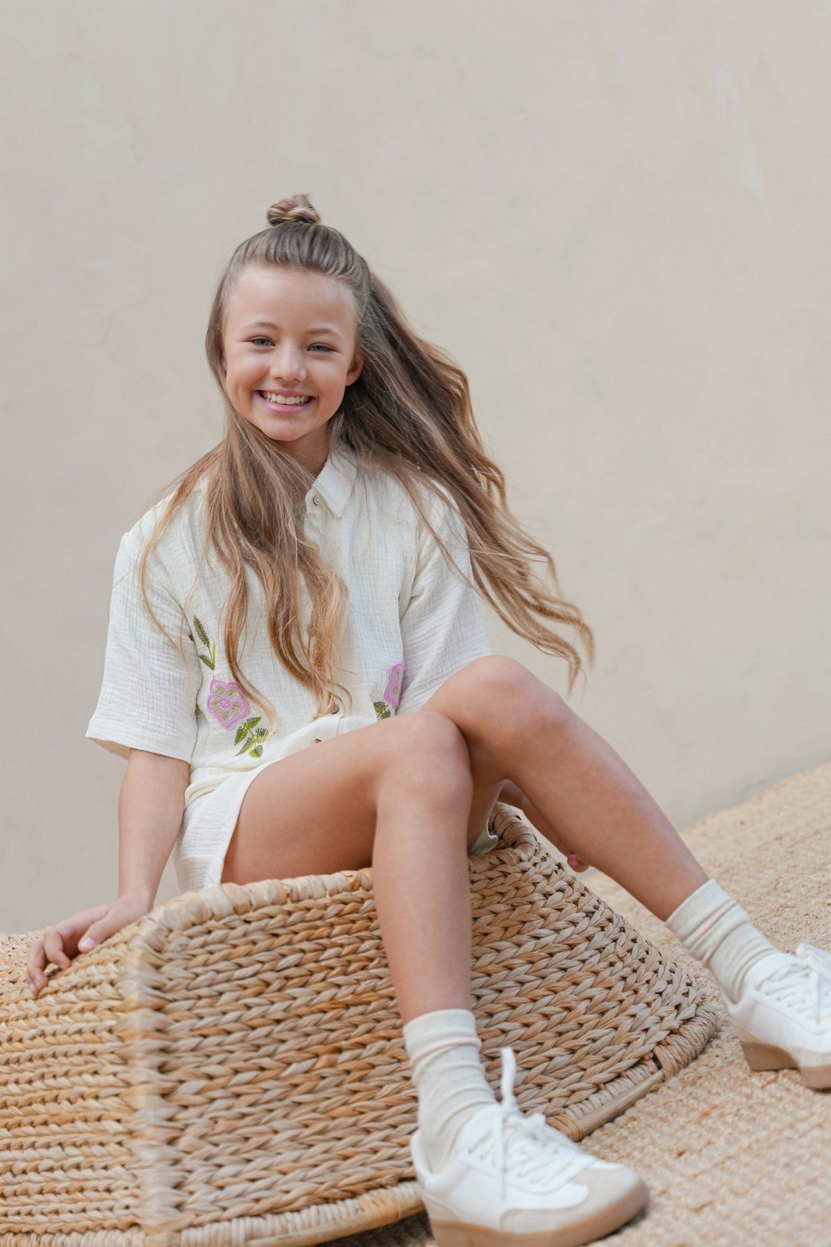 Like Flo Like Flo Cecile Blouse Off white