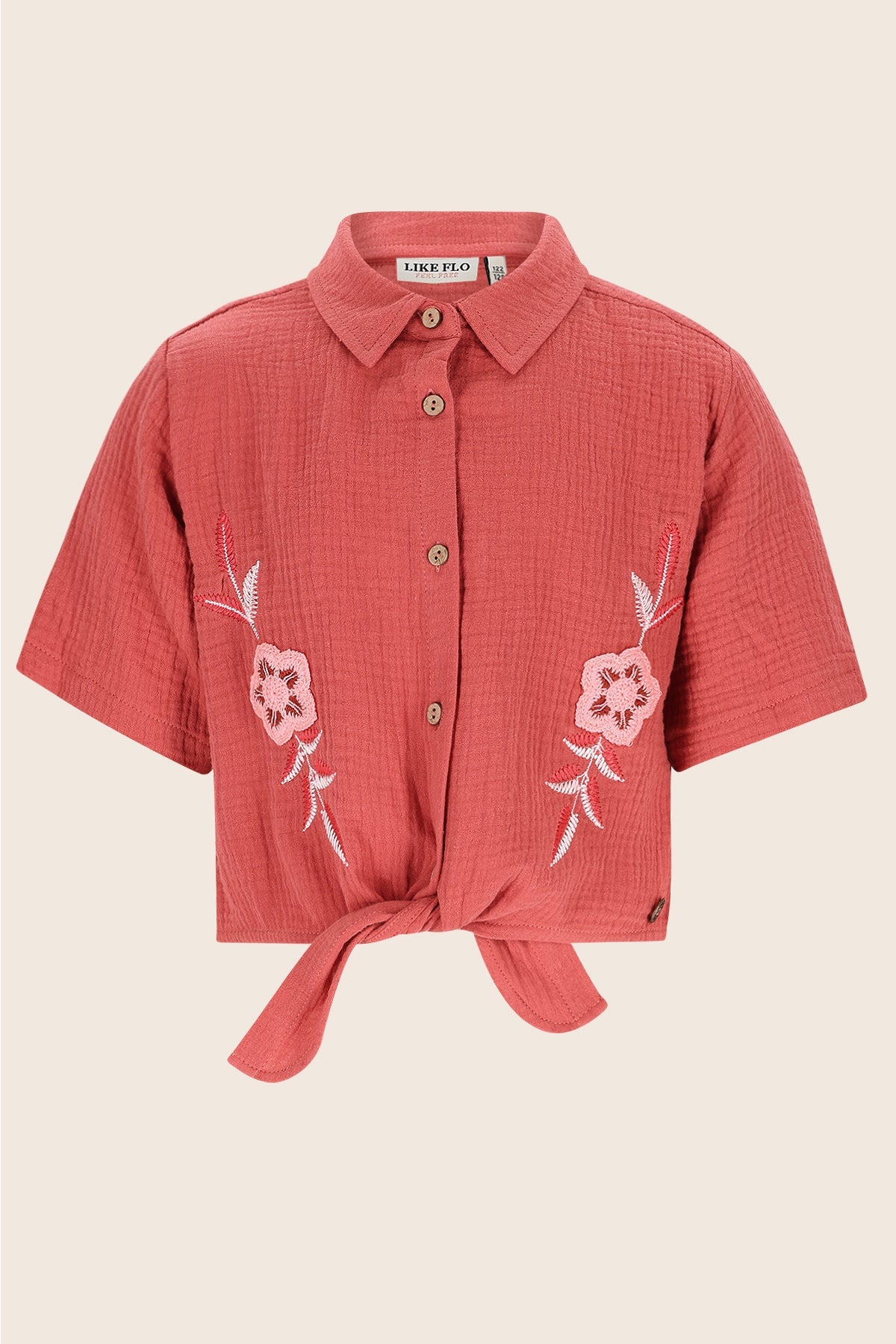 Like Flo Like Flo Cecile Blouse Desert stone