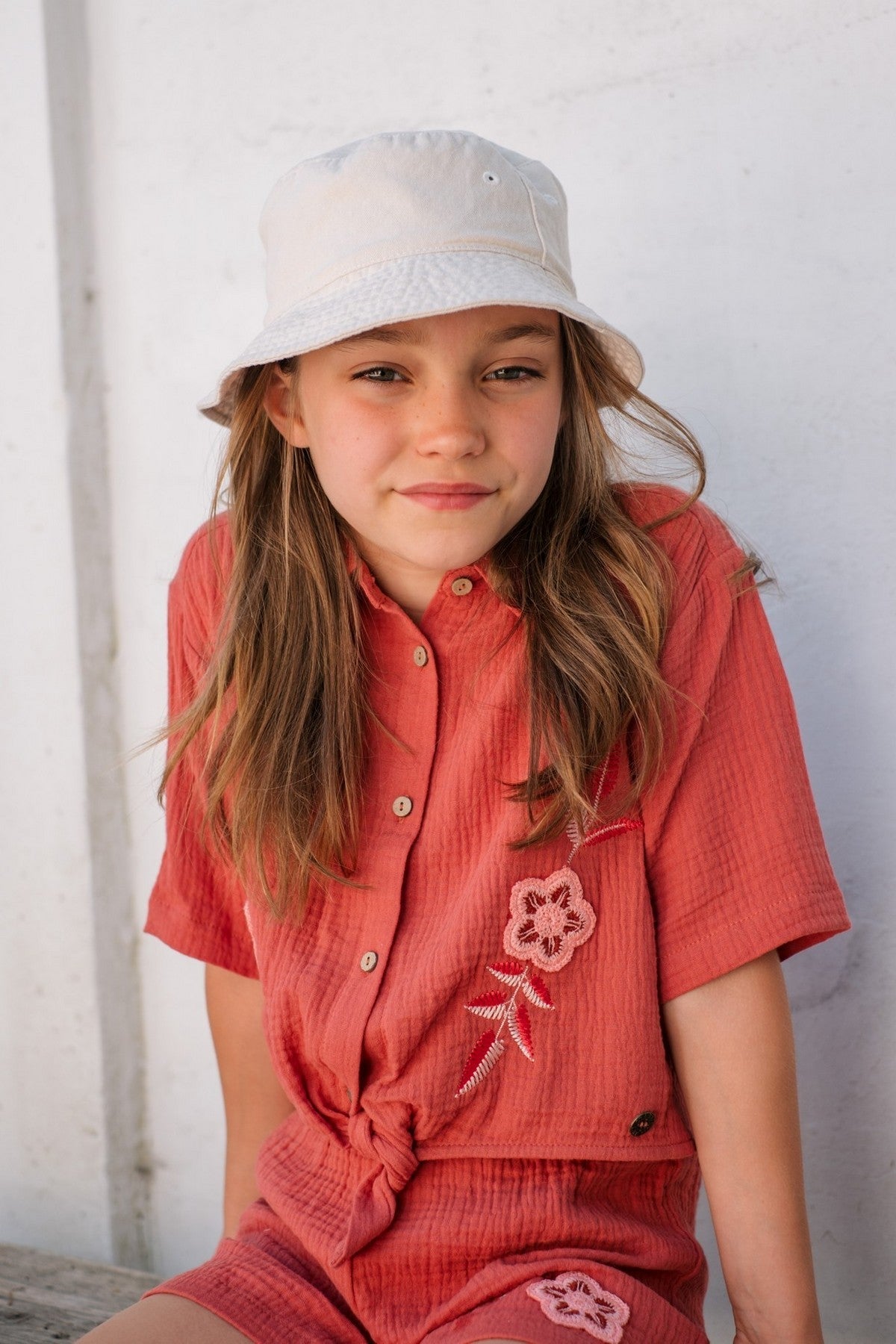 Like Flo Like Flo Cecile Blouse Desert stone