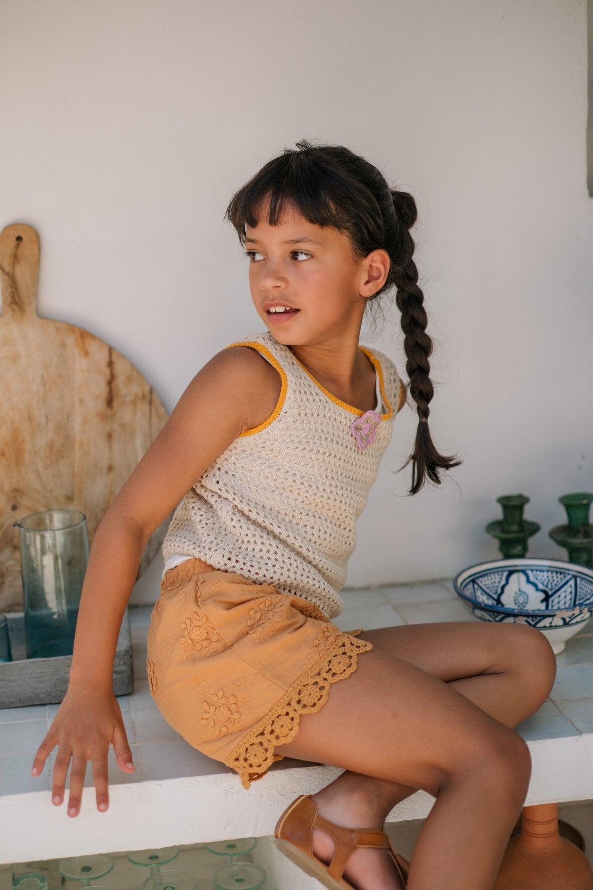 Like Flo Like Flo Fanny Shorts Desert sun