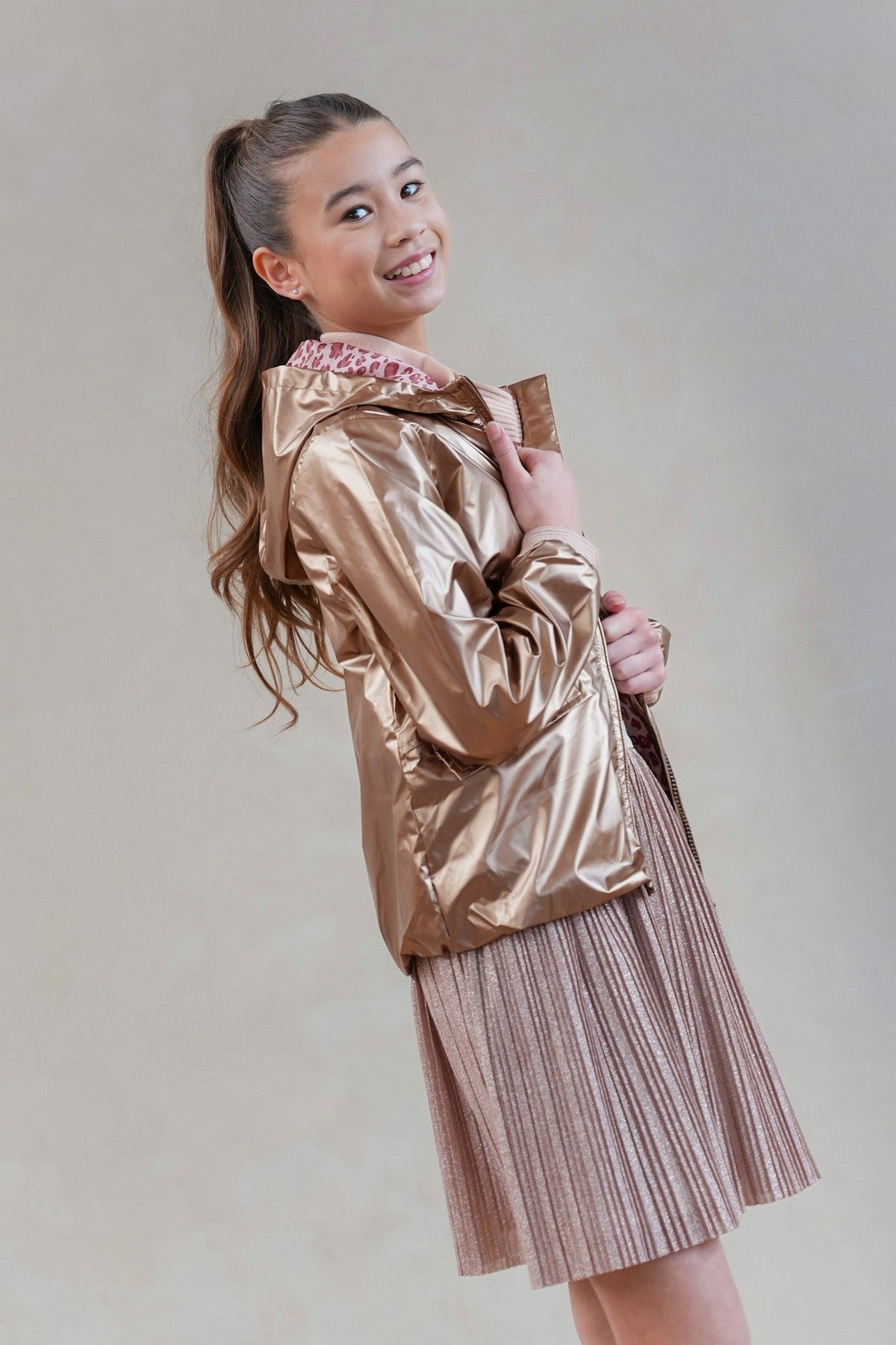 Like Flo Like Flo Sil Skirt Soft gold