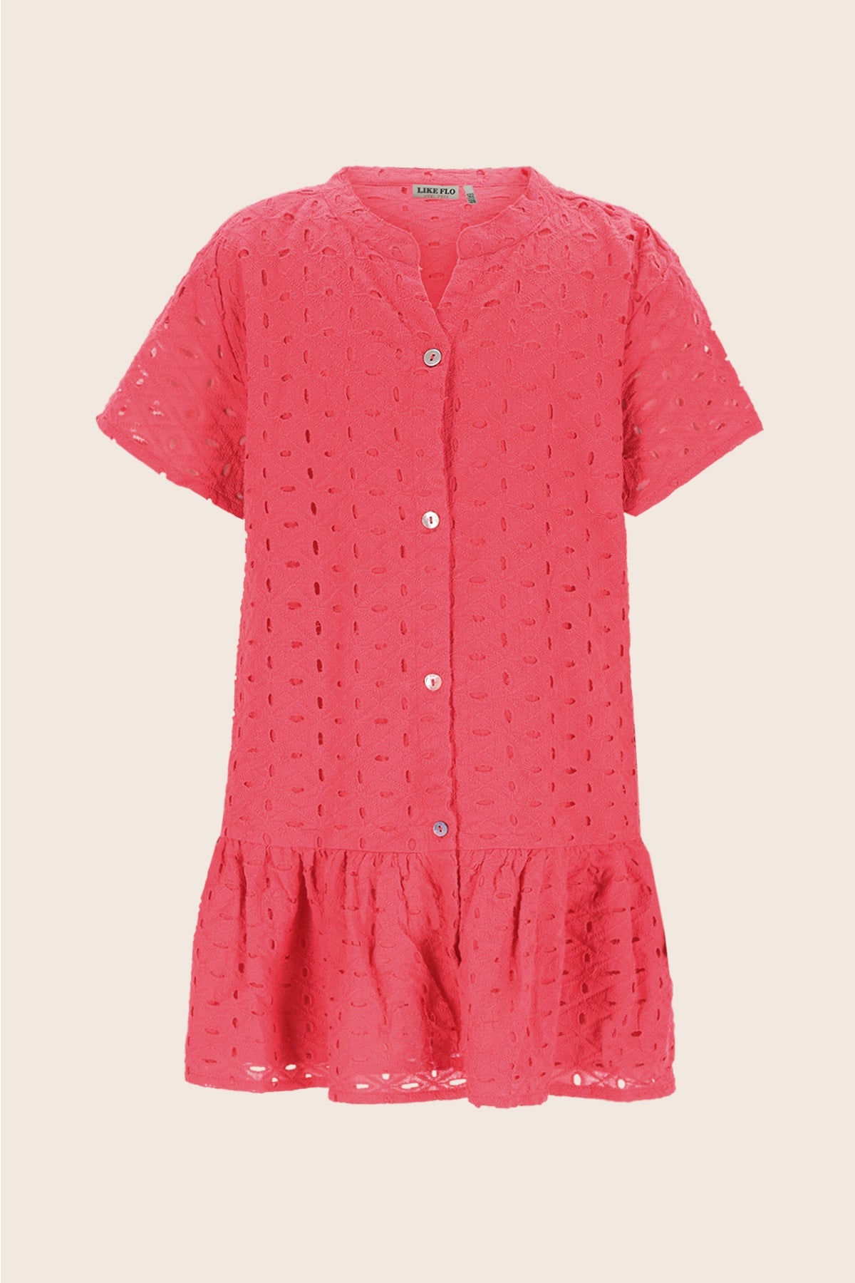 Like Flo Mace Dress Strawberry