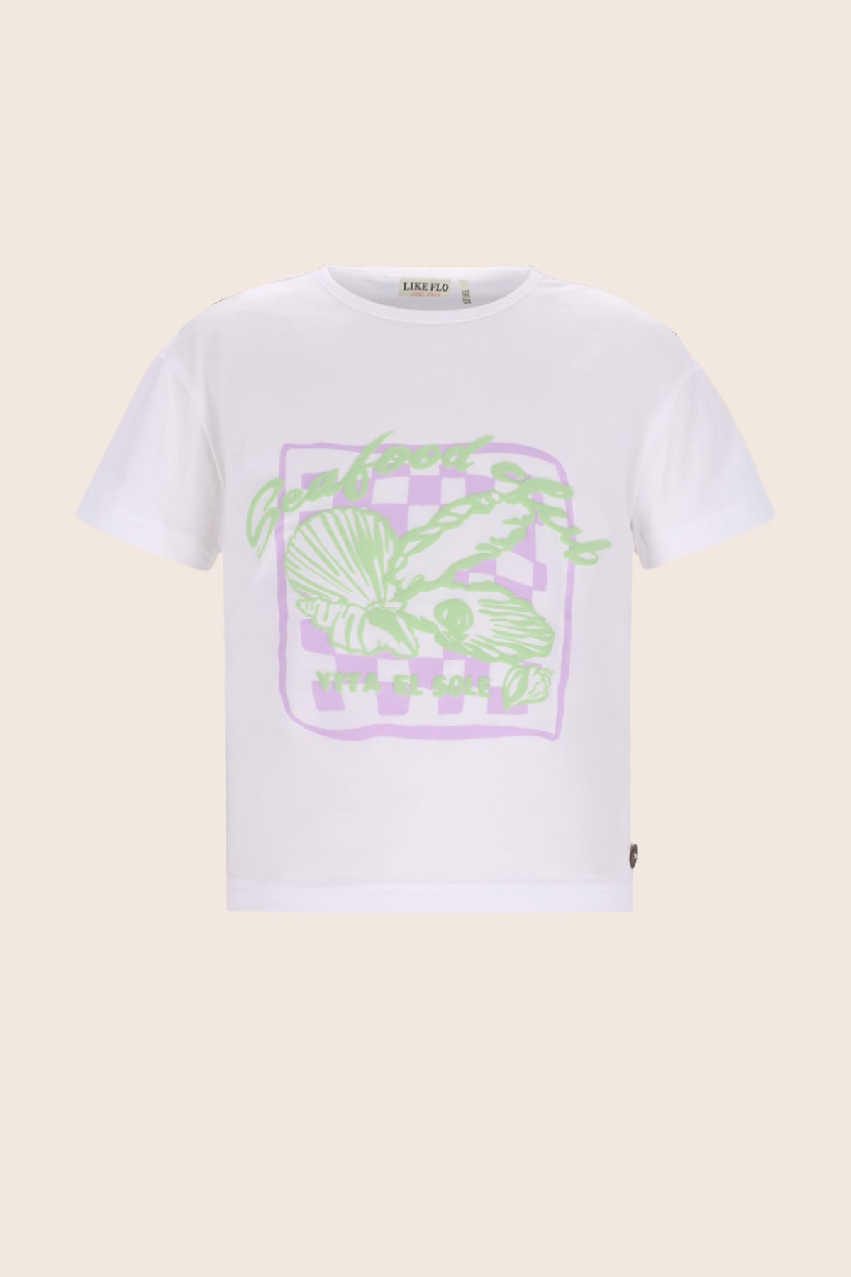 Like Flo Elodie Top Off white Wit