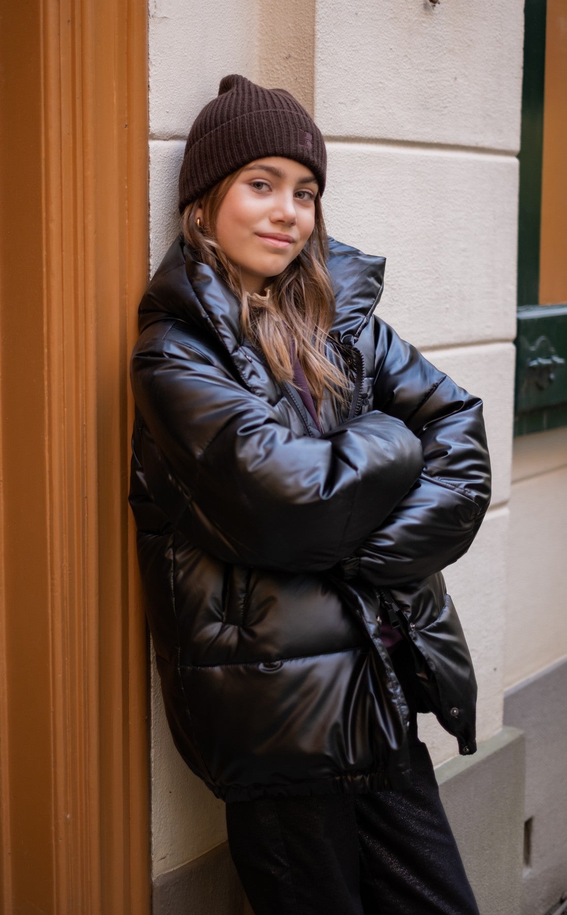 Like Flo Novi Beanie Donkerbruin