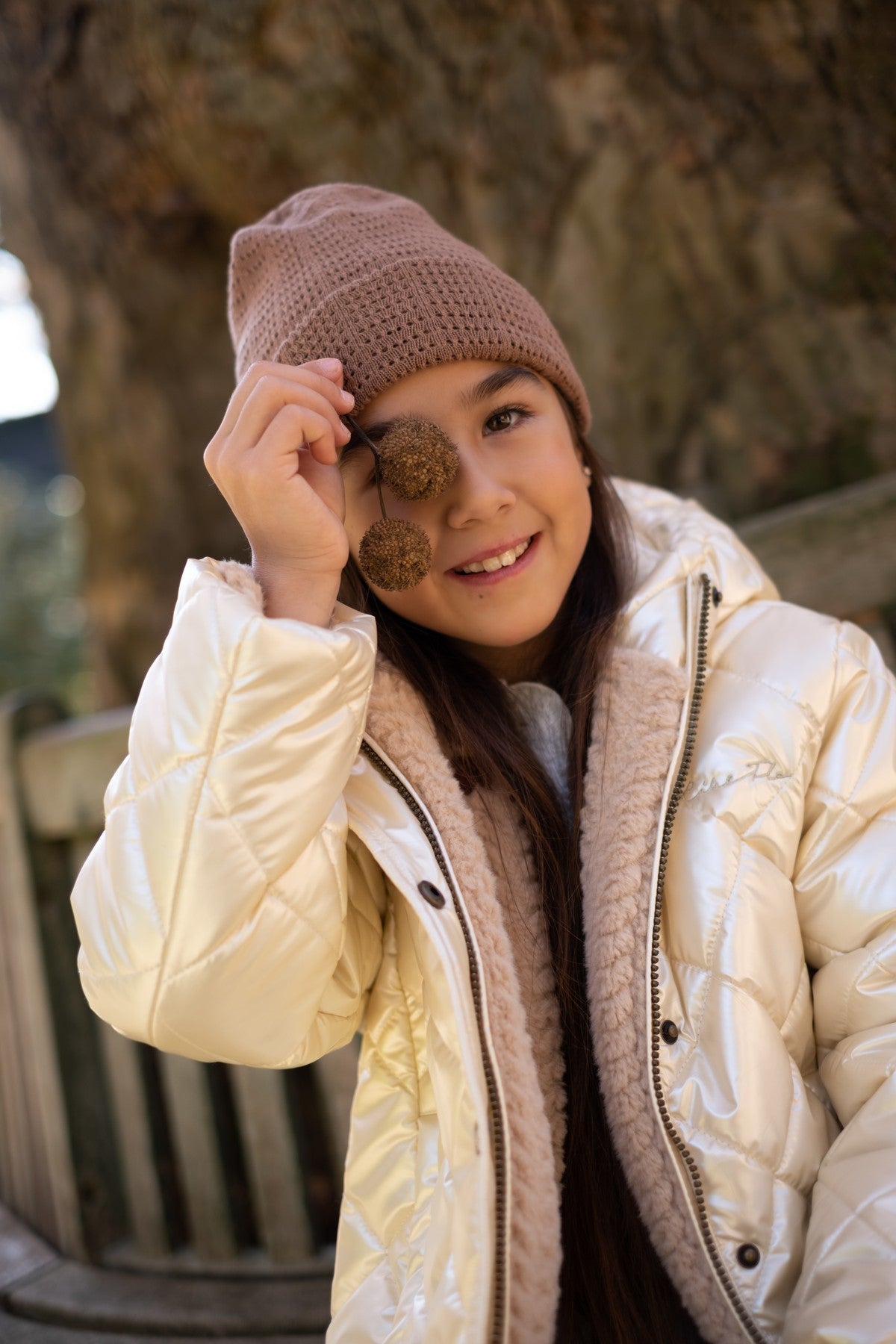 Like Flo Nomée Hat + Scarf Bruin