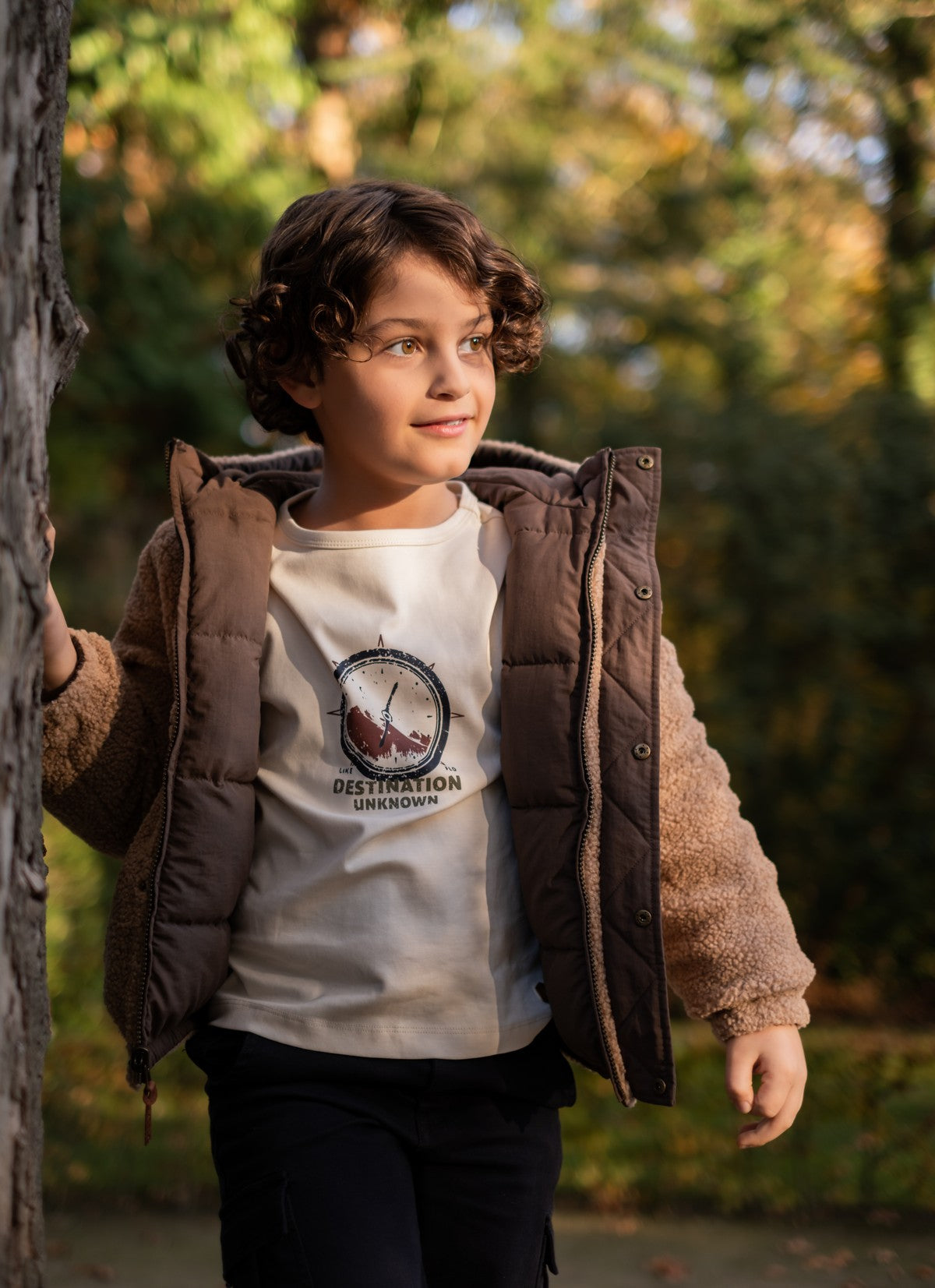LikeFlo Albon Reversible Jacket Donkerbruin