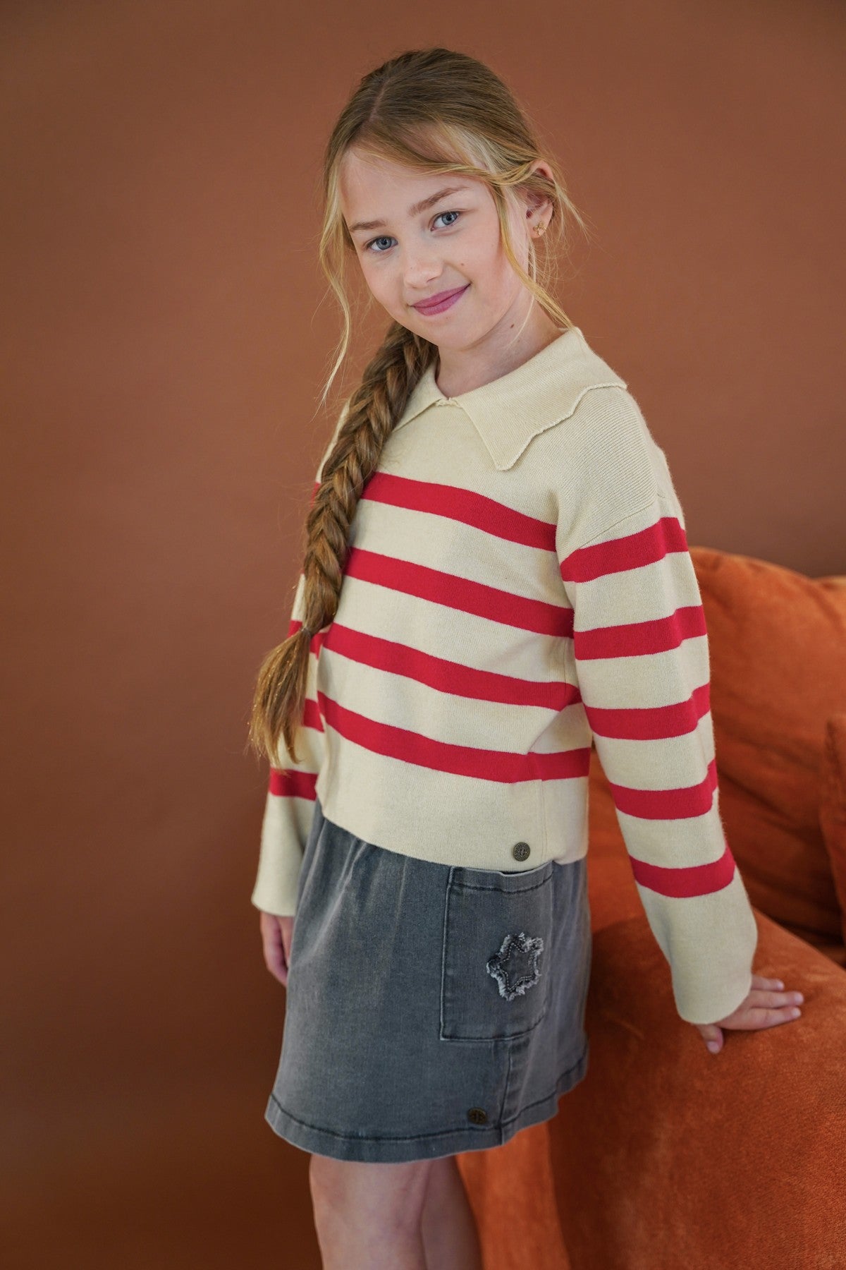 Like Flo Dena Sweater Rood