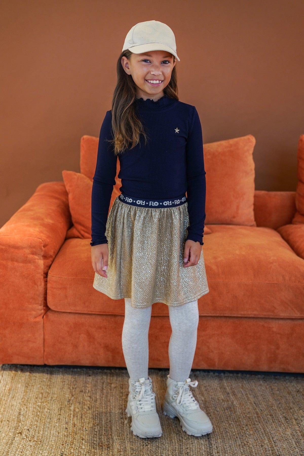 Like Flo Holly Skirt Goud