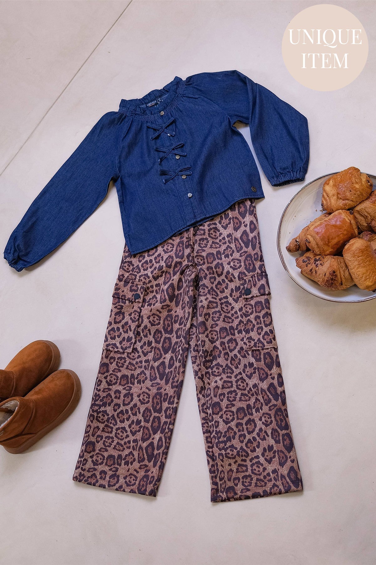 Chei Blouses raw denim