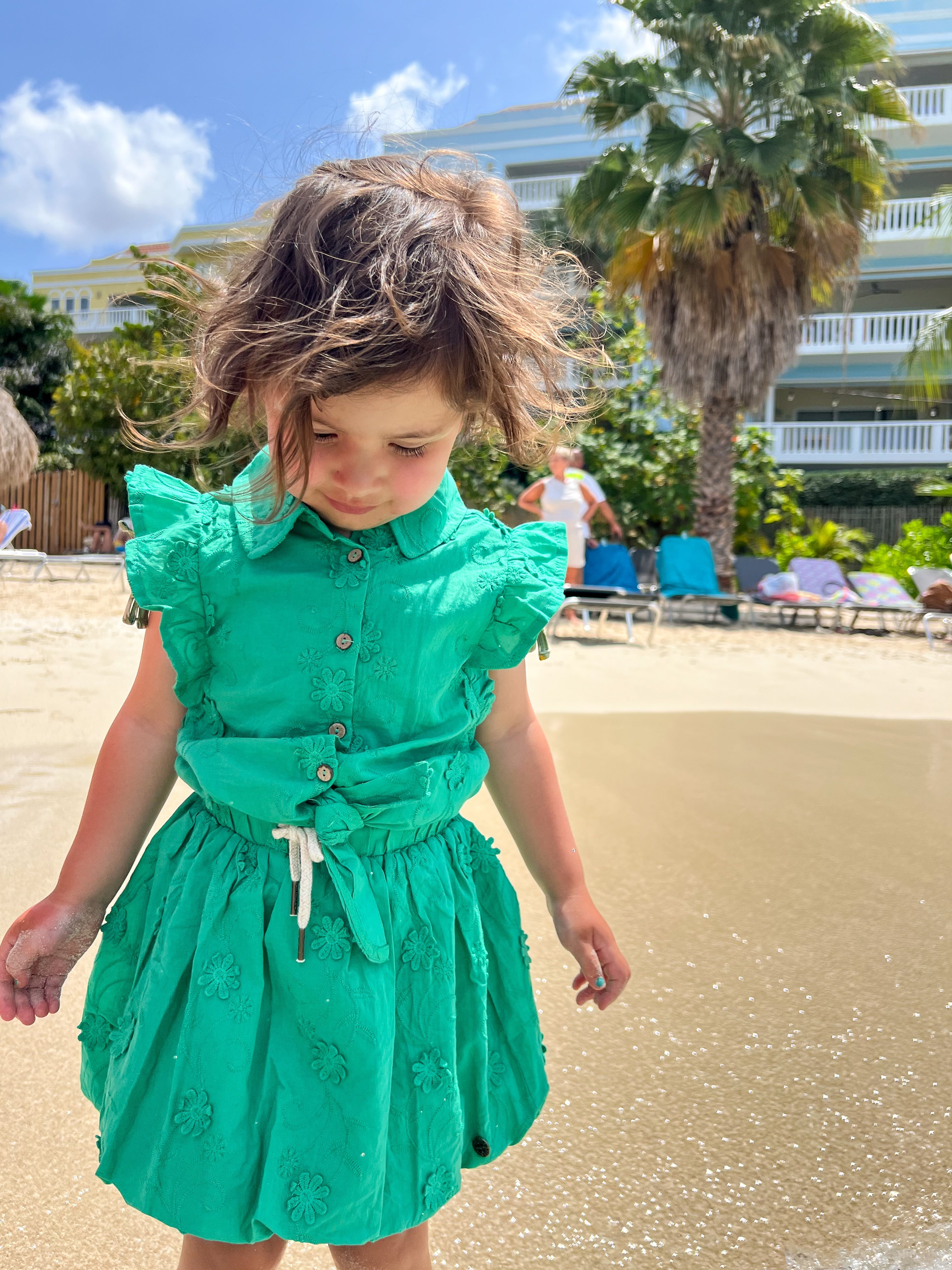 Like FLO Stacey Skirt Sea Green