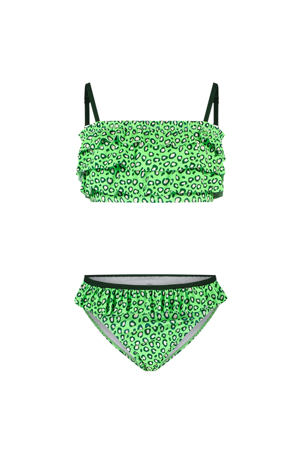Ruffle Leo Just Beach Girls Bikini
