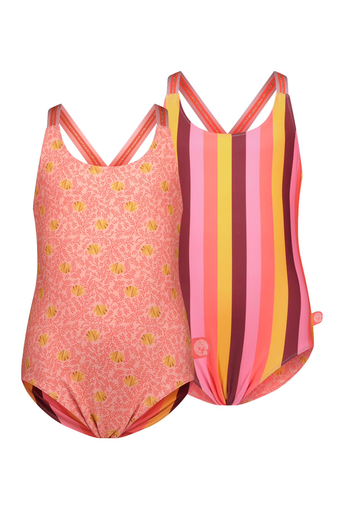 Just Beach Reversible Swimsuit Multi Stripe
