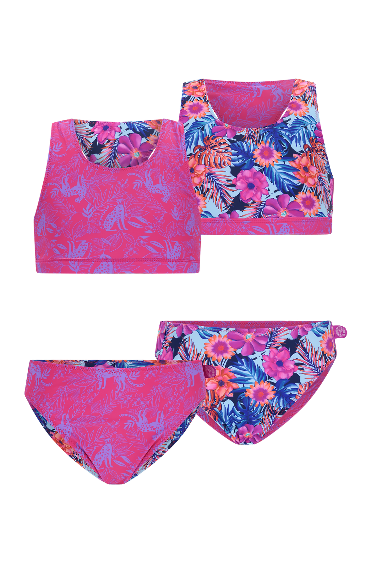 Just Beach Inside out bikini Jungle flower