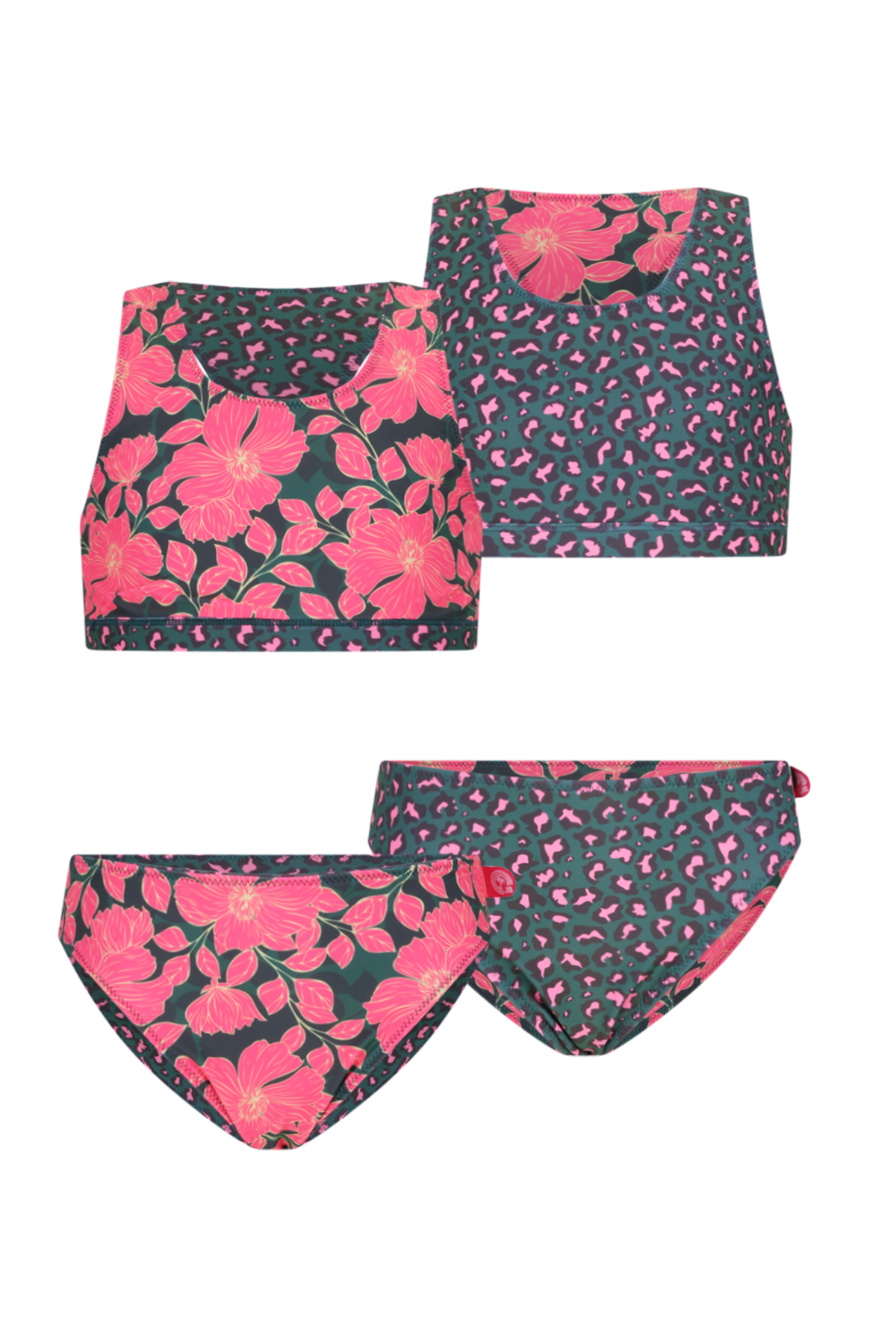 Just Beach Inside out bikini Flower jungle