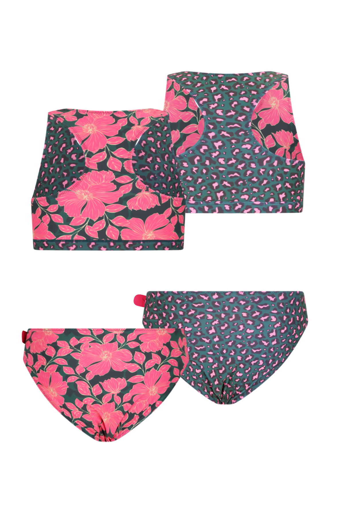 Just Beach Inside out bikini Flower jungle