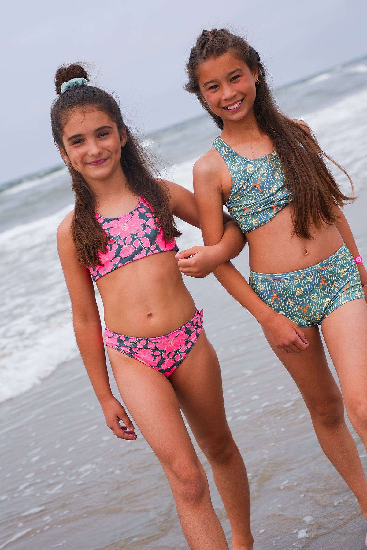 Just Beach Inside out bikini Flower jungle