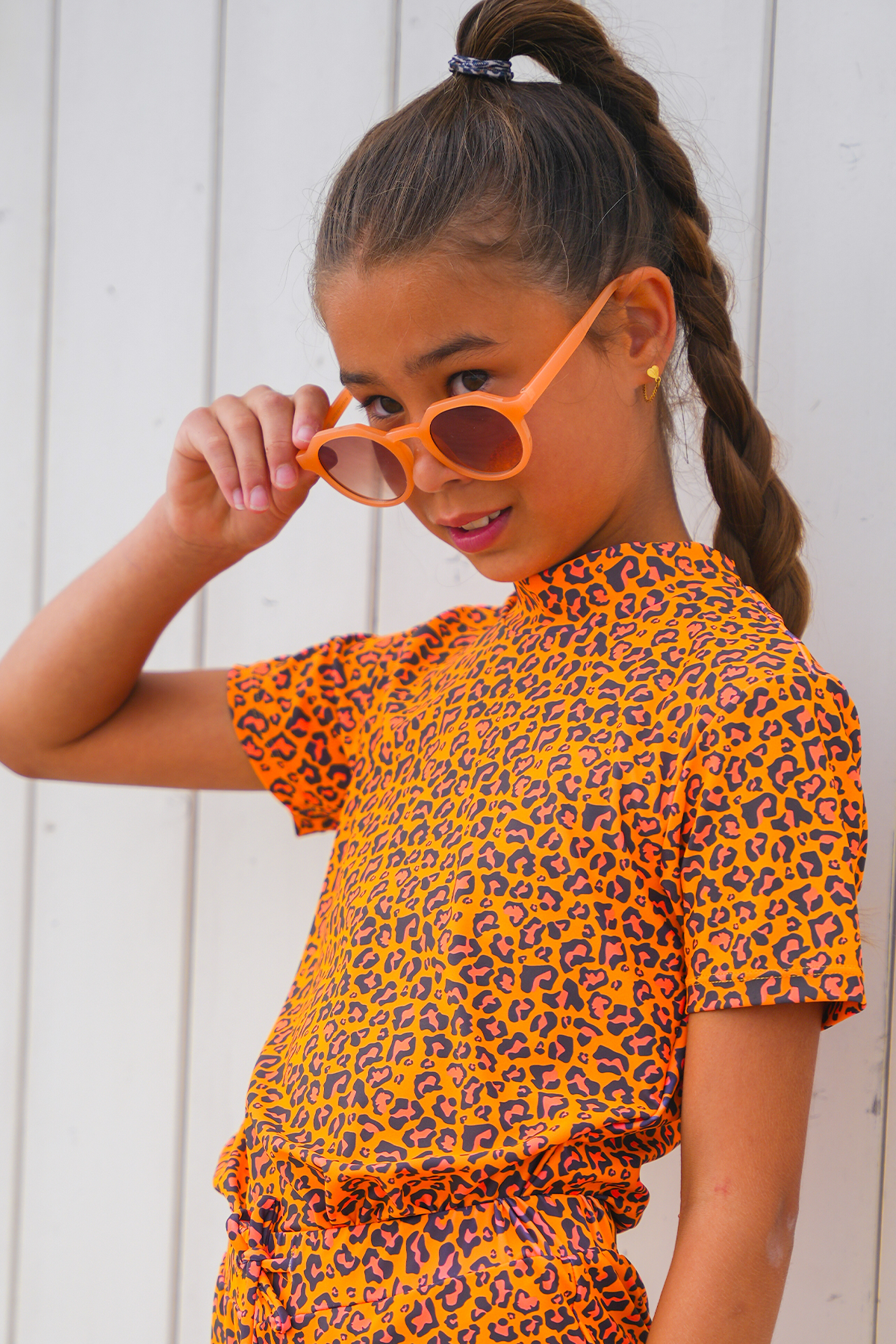 Just Beach Protect yourself UV t-Blouses Panter