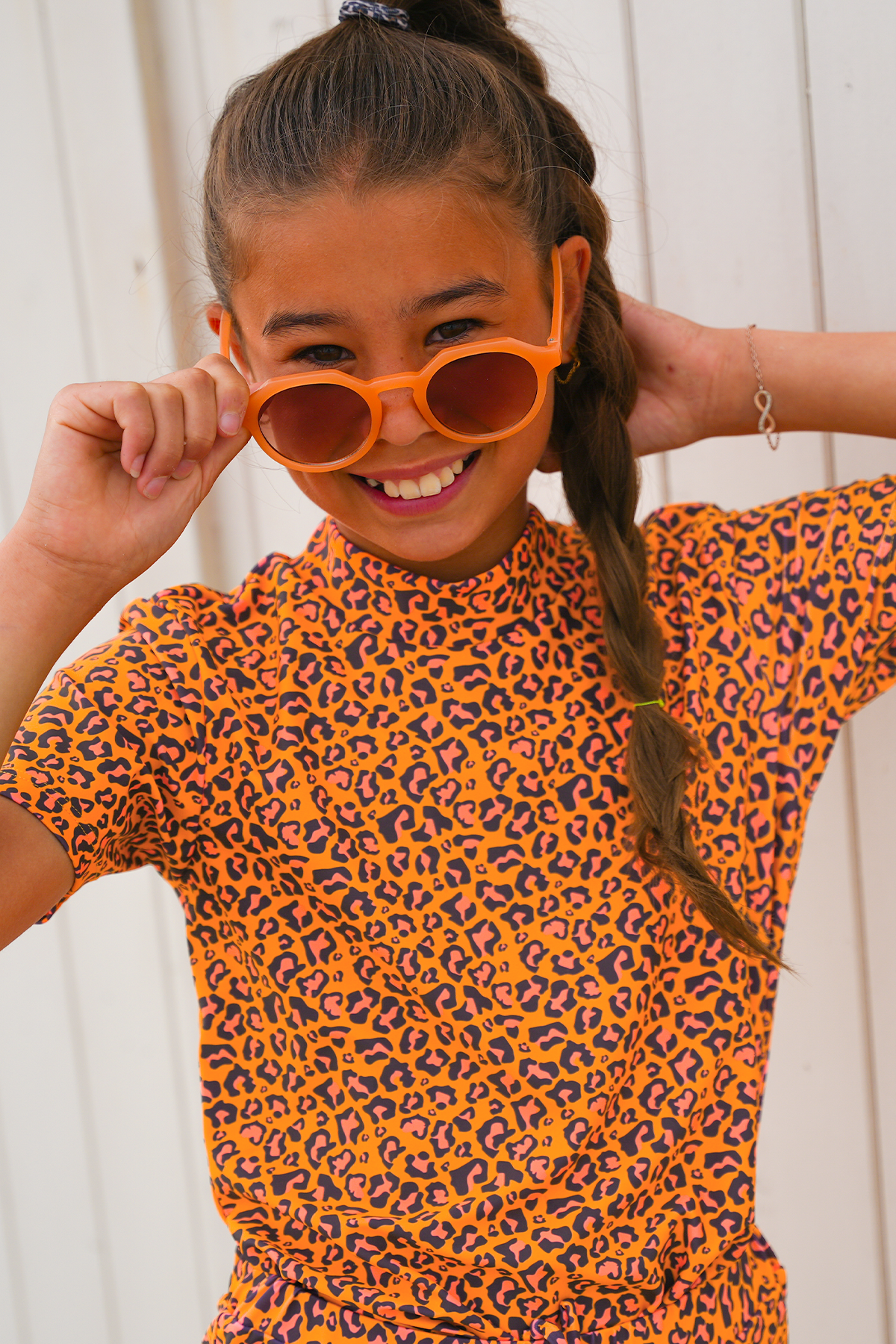 Just Beach Protect yourself UV t-Blouses Panter