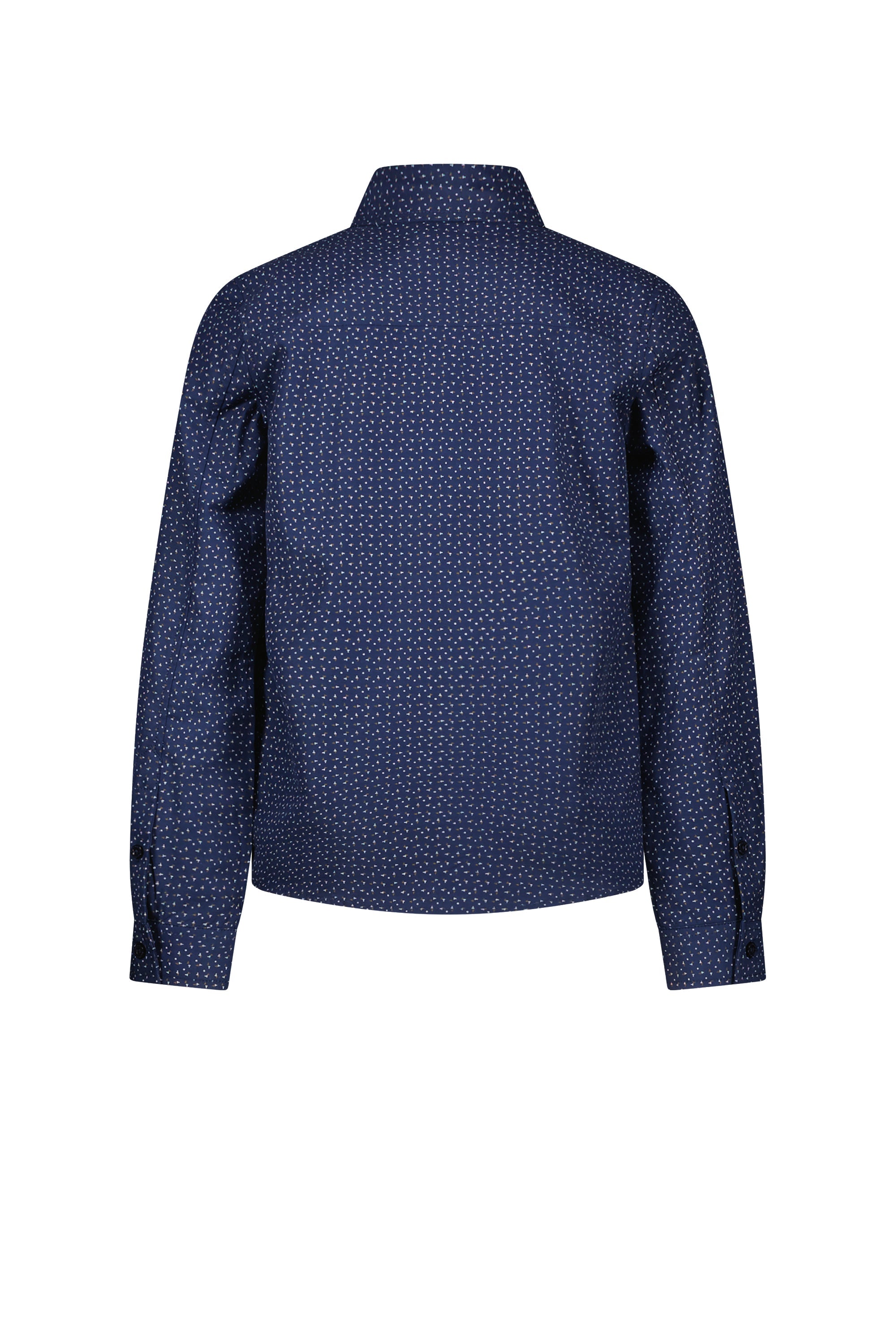 ◘ EVI ◘ all-over-printed shirt *Navy*
