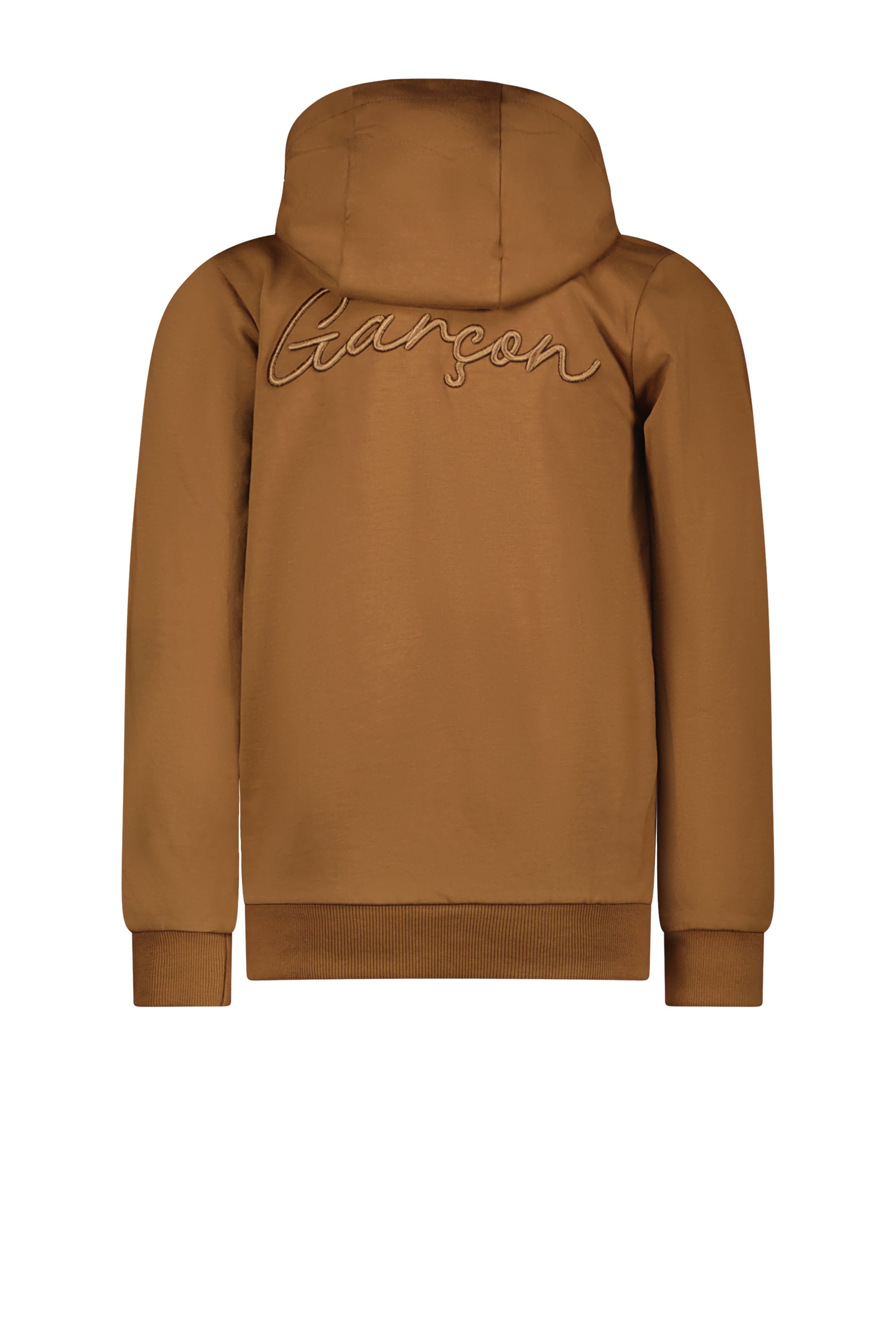 LE CHIC GARÇON ◘ ORHOOD ◘ embroidery at back hoodie *Toffee*