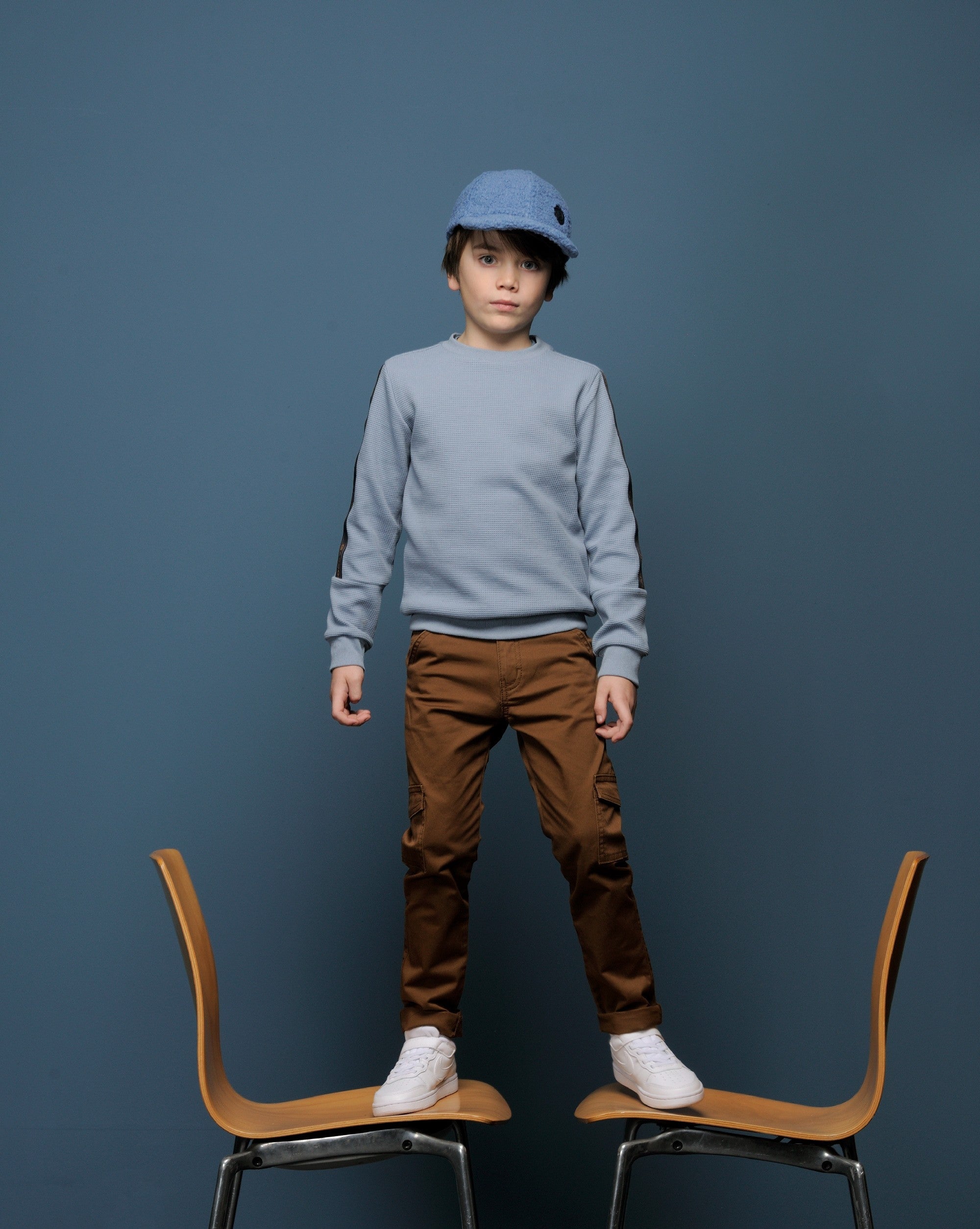 LE CHIC GARÇON ◘ DUCO ◘ stretch twill cargo pants *Toffee*