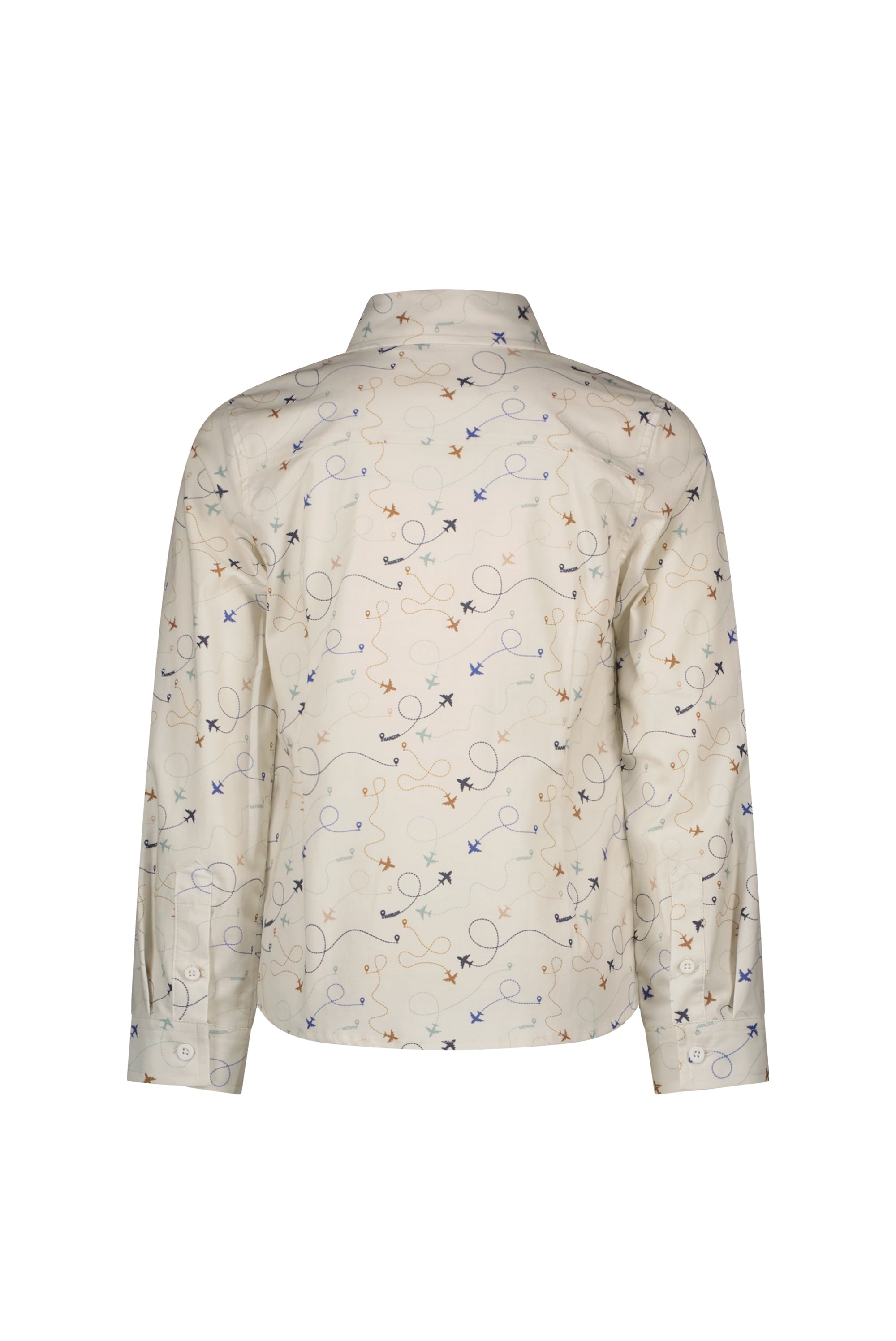 Le Chic Garçon EVAN fitted AOP Garçon shirt *White*
