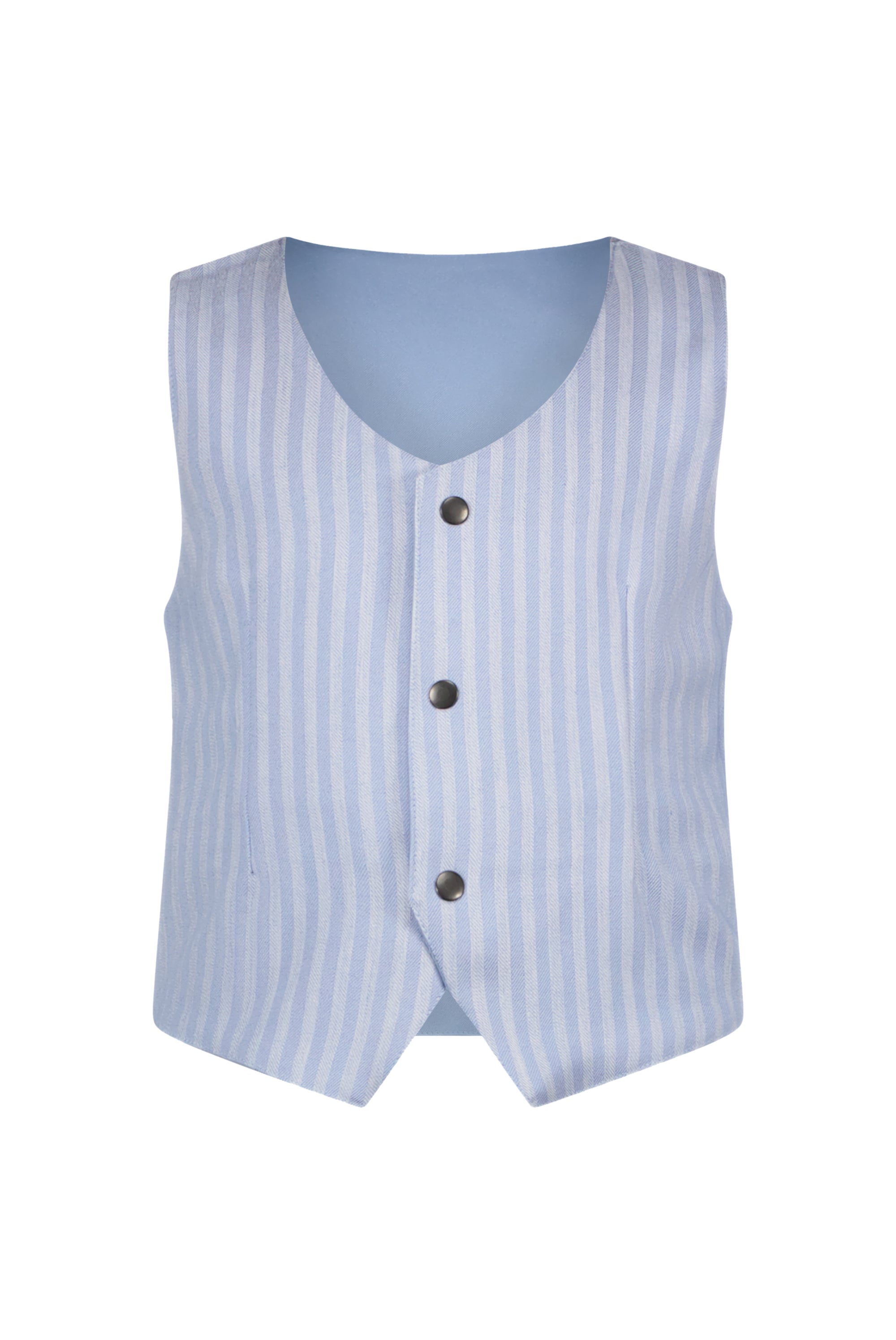 Le Chic Garçon ART reversible vest *Summer Blue*